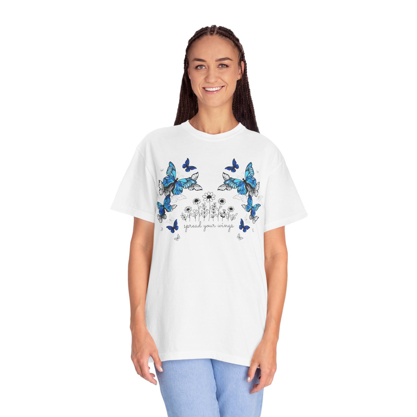 Butterfly Unisex Garment-Dyed T-shirt