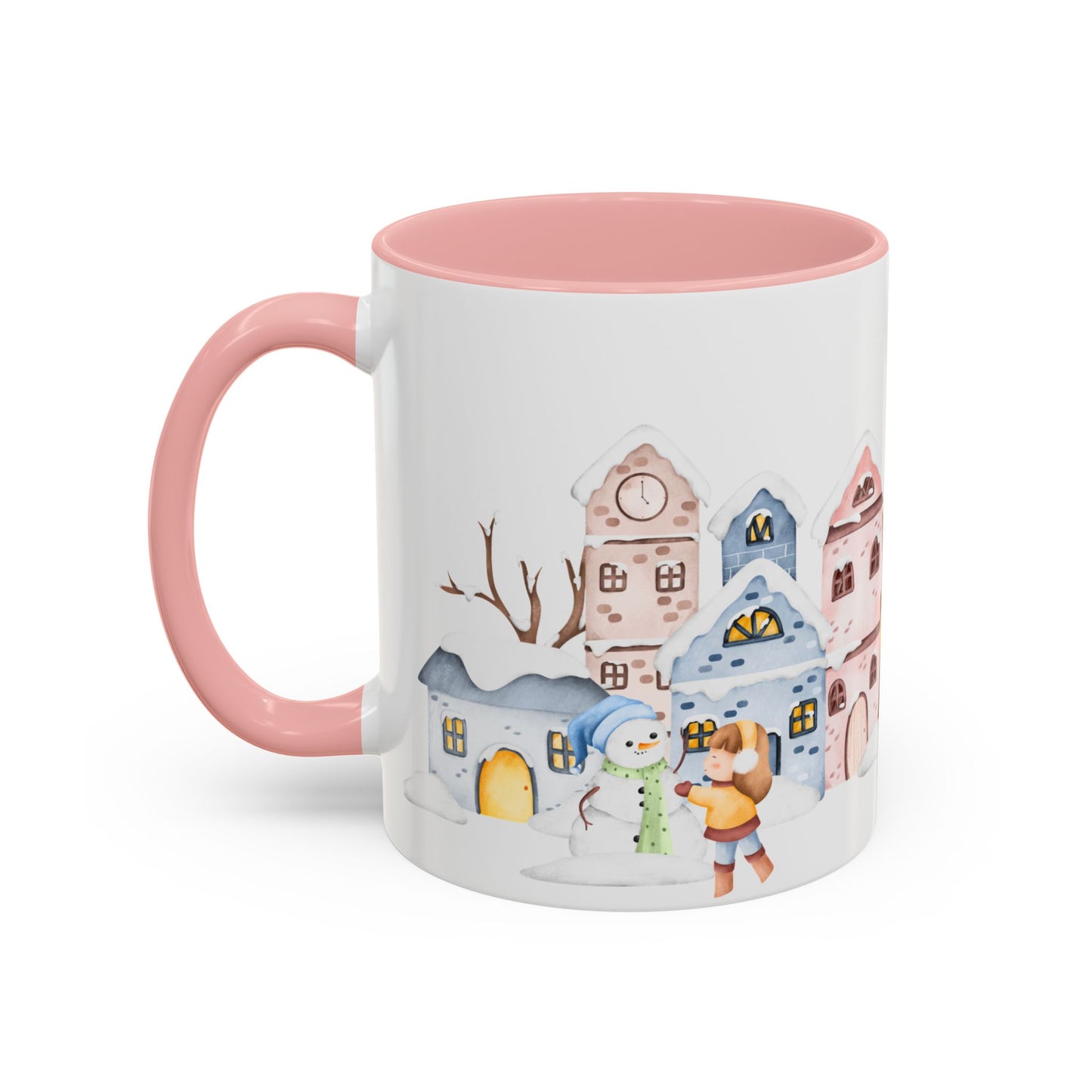 Winter Day, Outdoor - Accent Coffee Mug (11, 15oz) - 10455