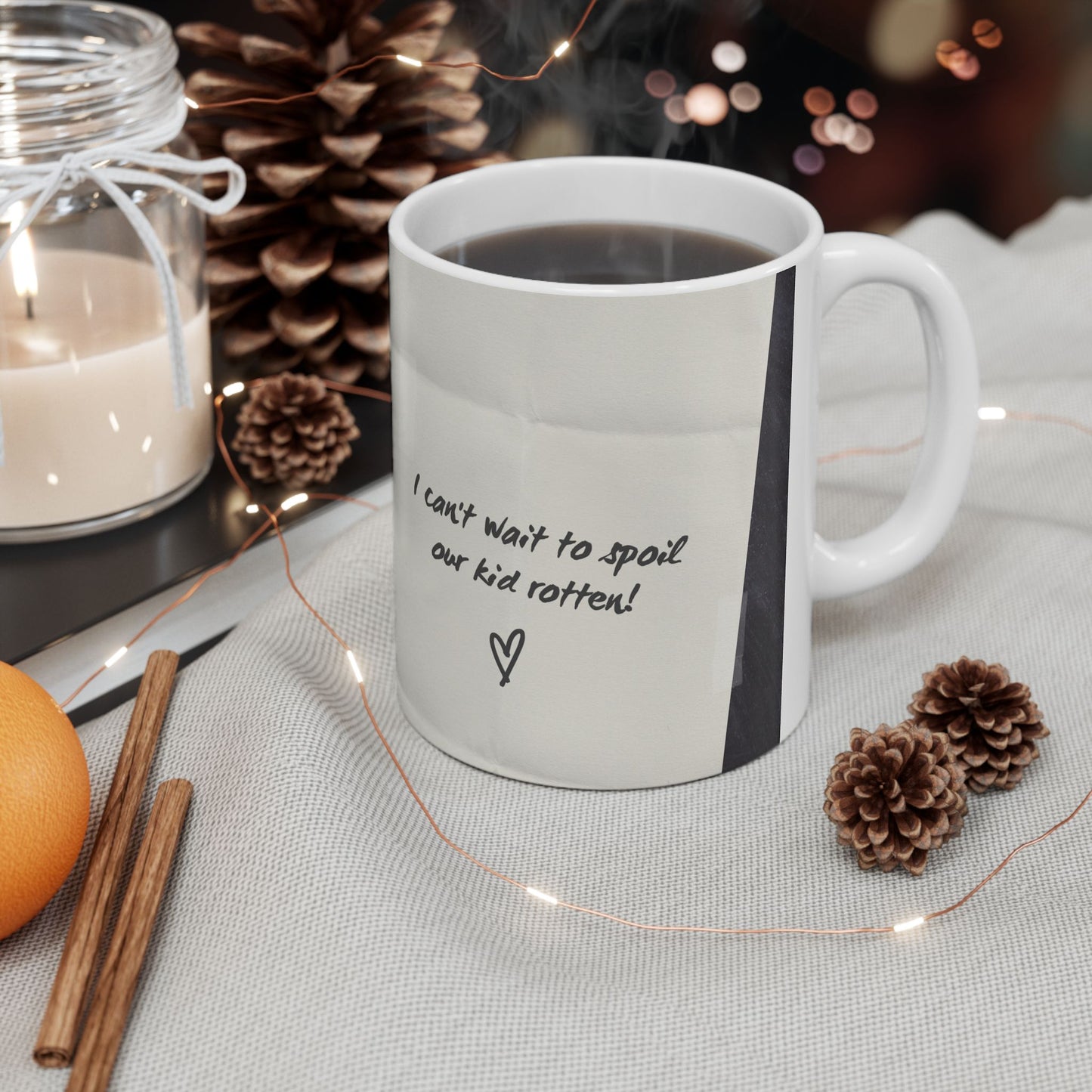 Personalized Love Mug, Ideal Gift for Soon-To-Be Dad, Coffee Lover - 14034
