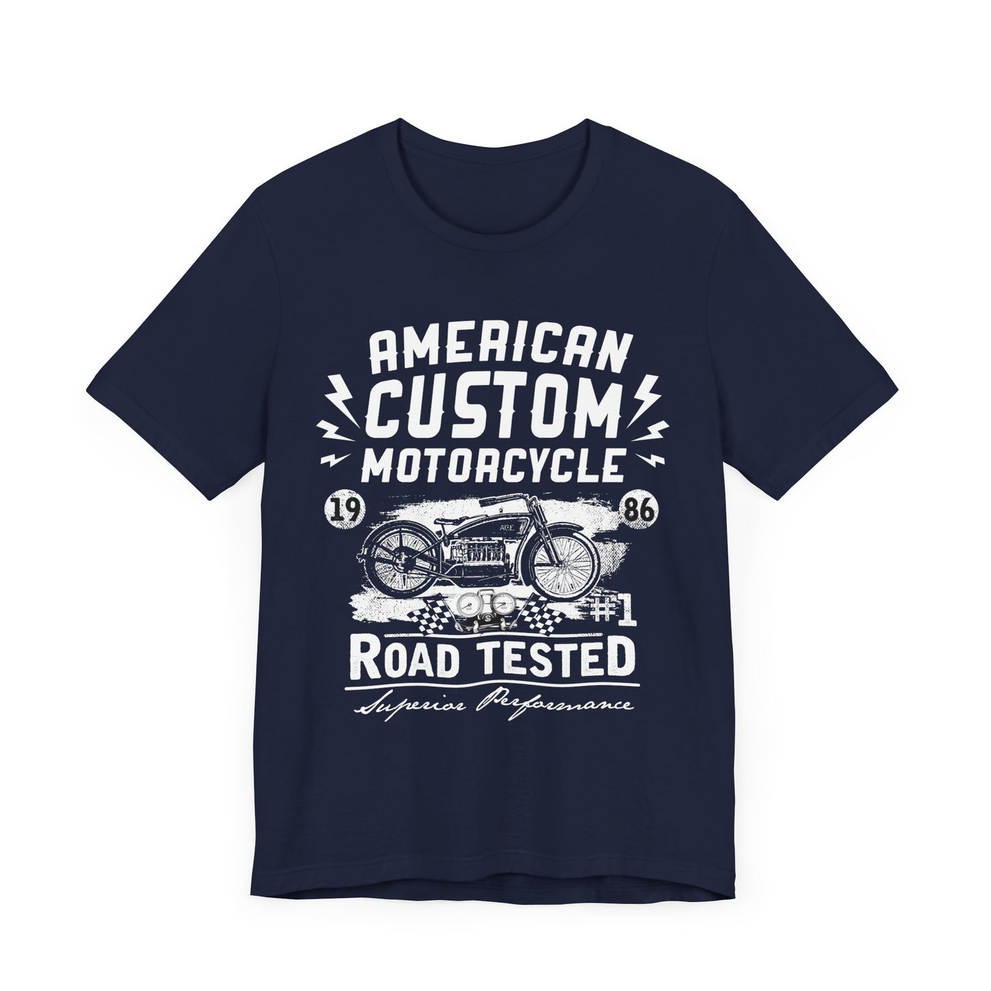 American Custom Motorcycle - Unisex Jersey Short Sleeve Tee - 13402