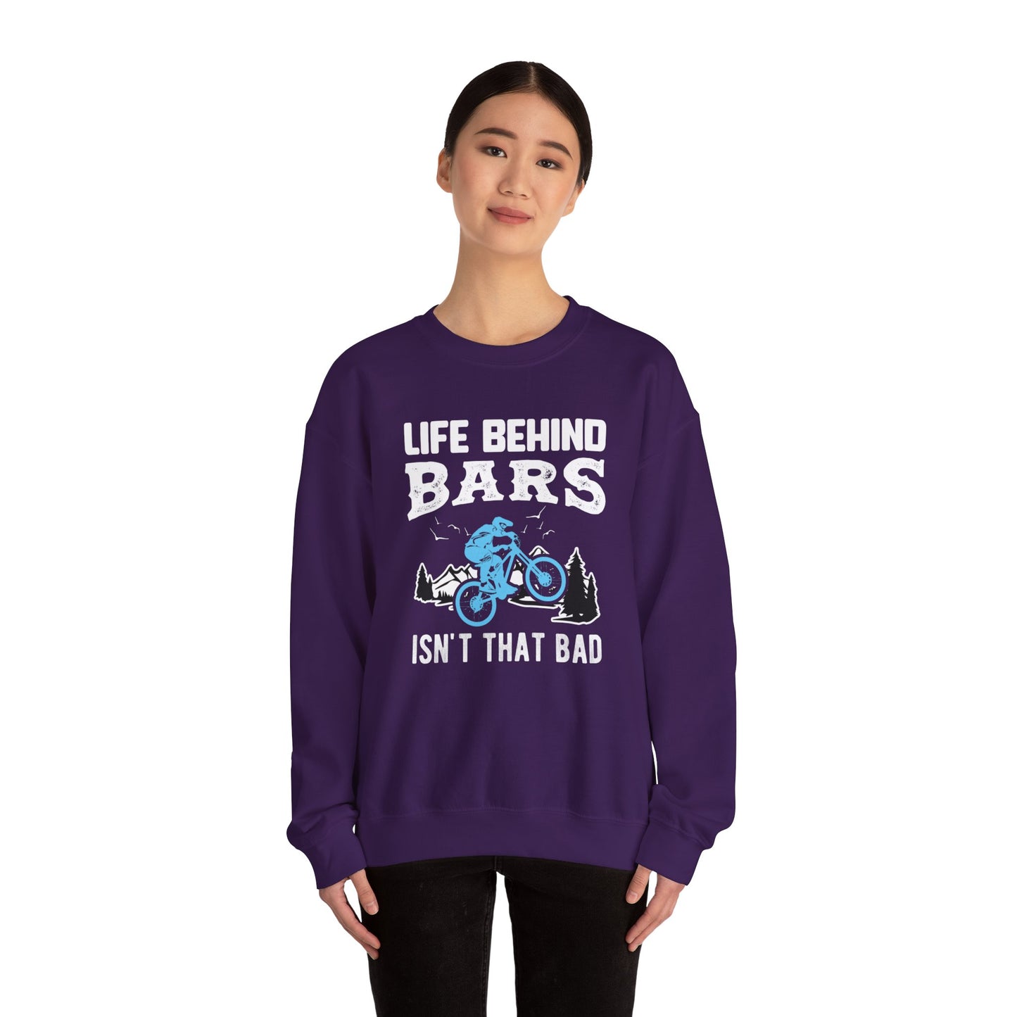 Bicycle: Life Behind Bars Isn't That Bad - Unisex Heavy Blend™ Crewneck Sweatshirt