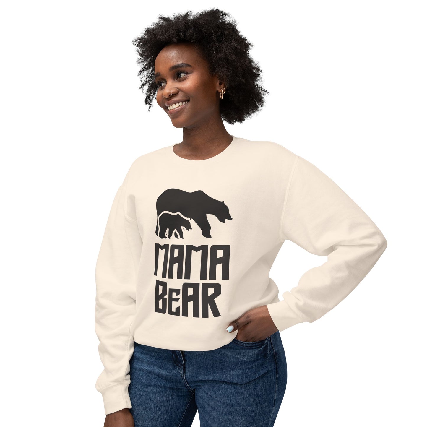 Mama Bear - Unisex Lightweight Crewneck Sweatshirt - 11666