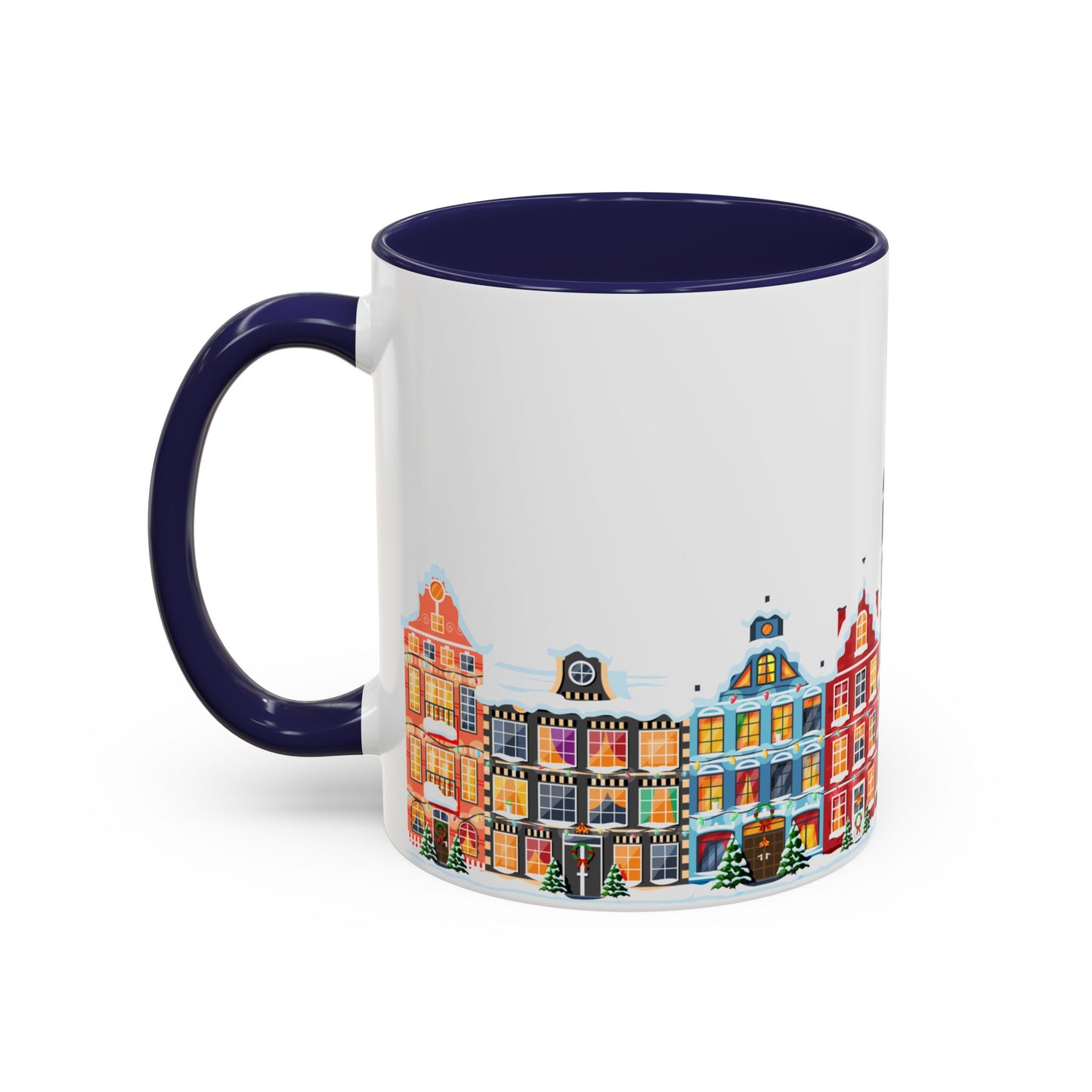 Christmas Houses - Accent Coffee Mug (11, 15oz) - 10438