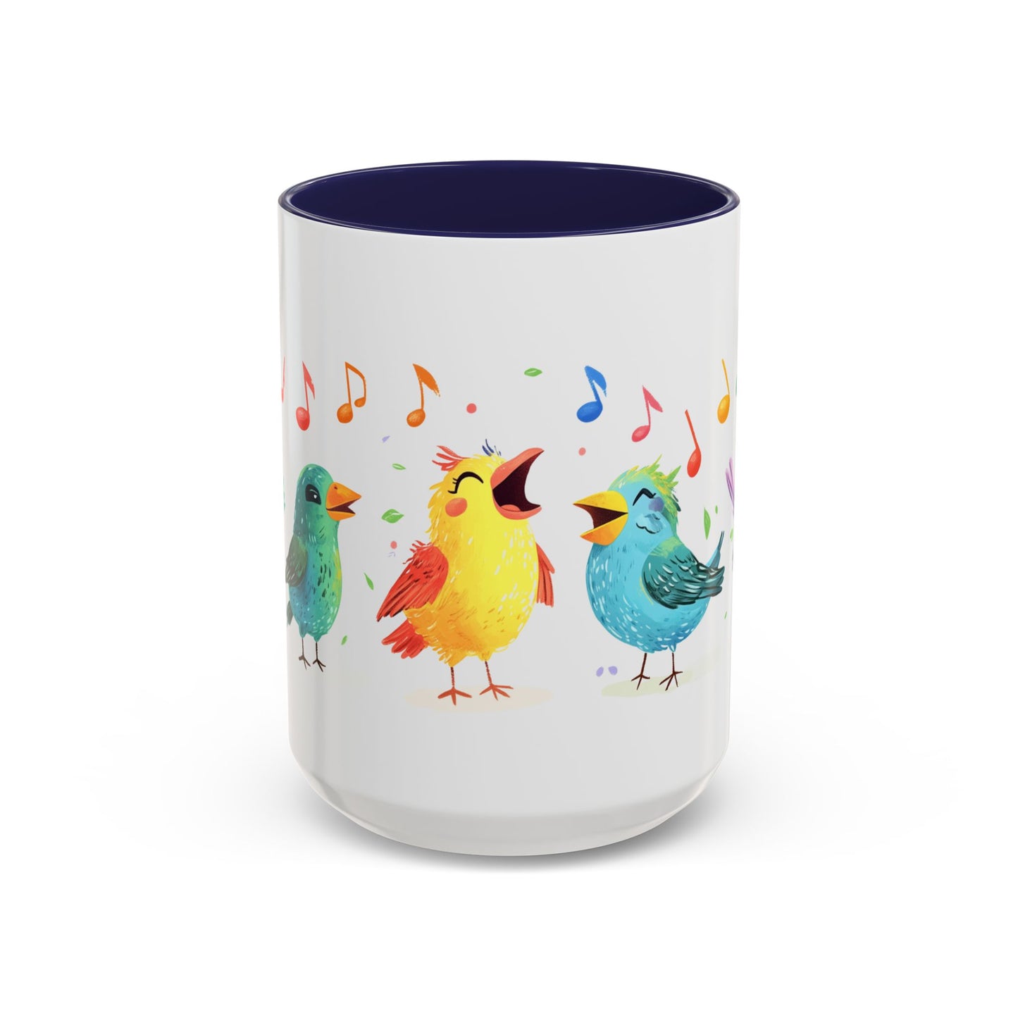 Colorful Birds - Accent Coffee Mug (11, 15oz)