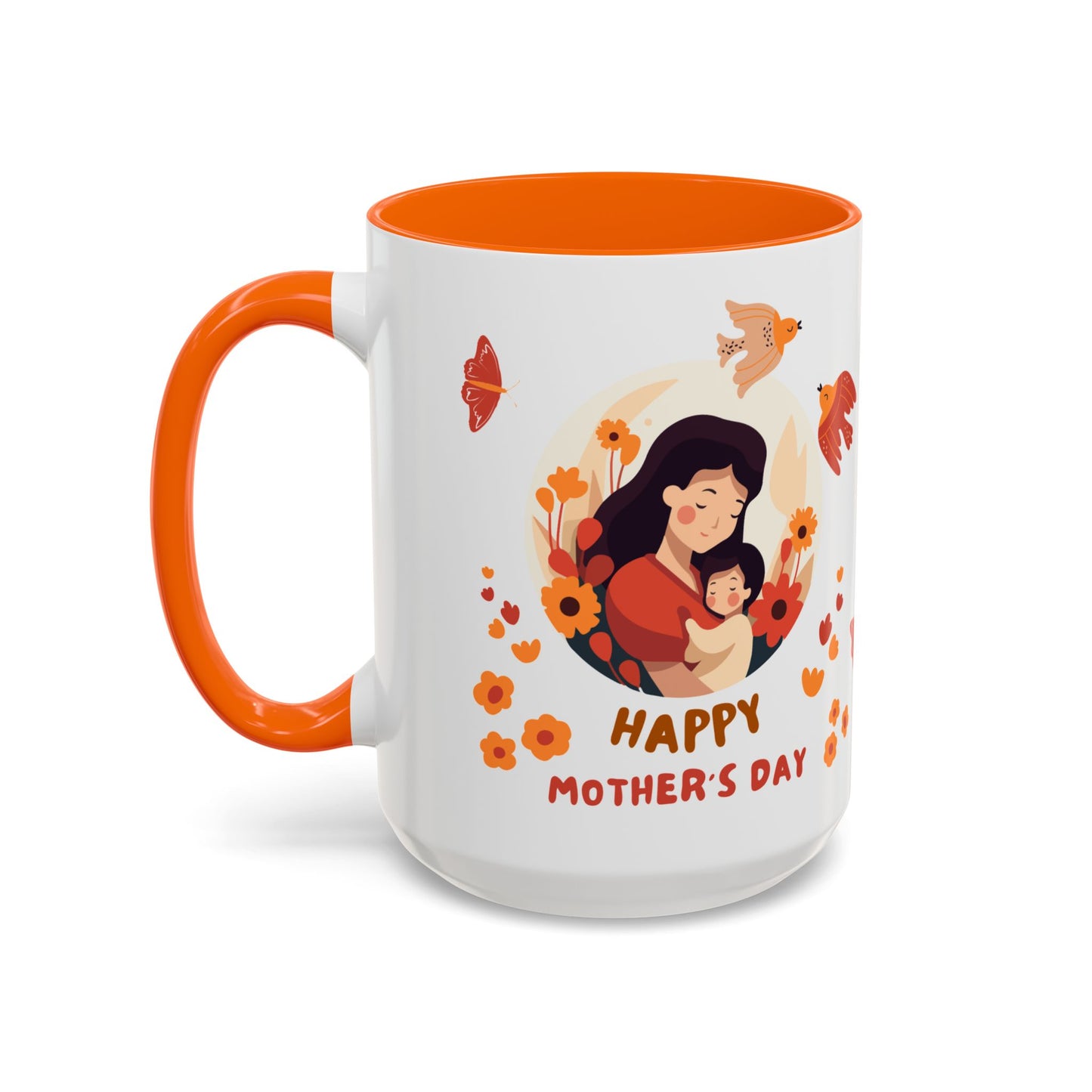 Happy Mother's Day - Accent Coffee Mug (11, 15oz) - 10885