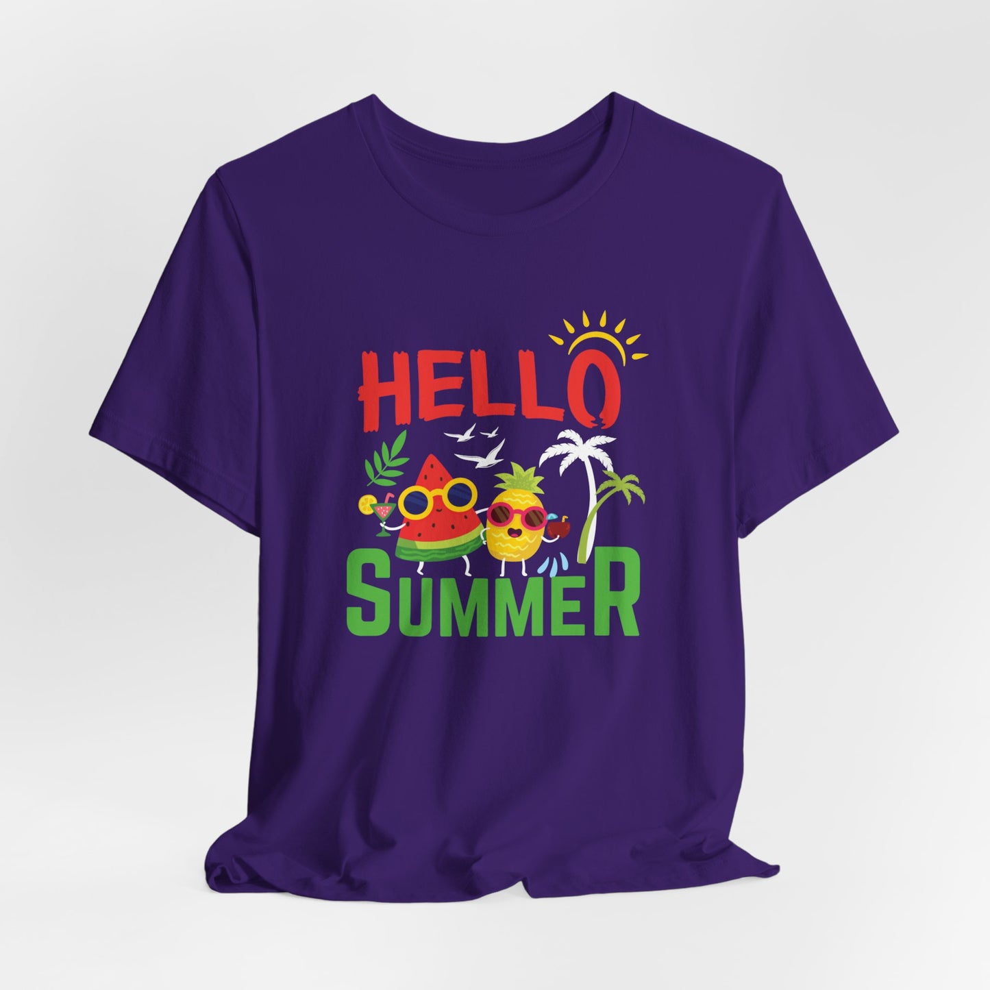 Hello Summer - Unisex Jersey Short Sleeve Tee - 13096