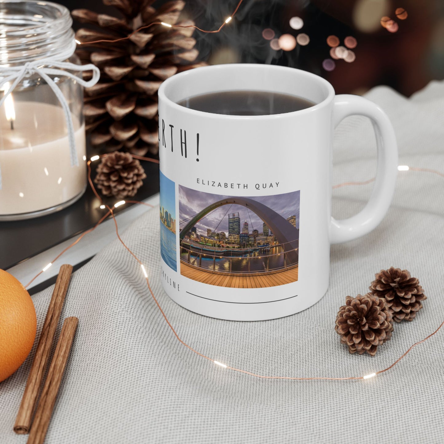 Hello Perth! Scenic Ceramic Mug - 11oz & 15oz - 12178
