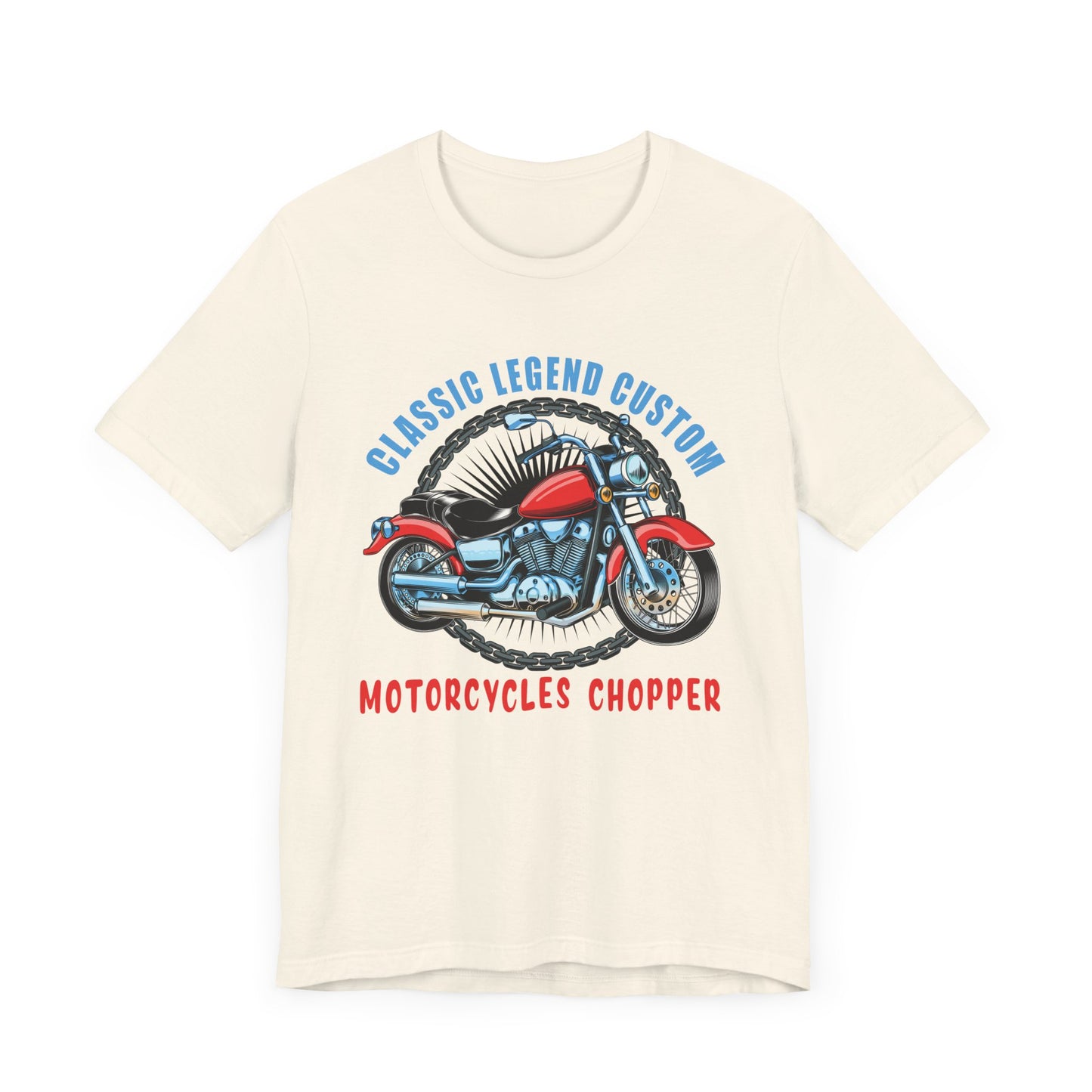 Classic Legend Custom, Motorcycle Chopper - Unisex Jersey Short Sleeve Tee - 13556
