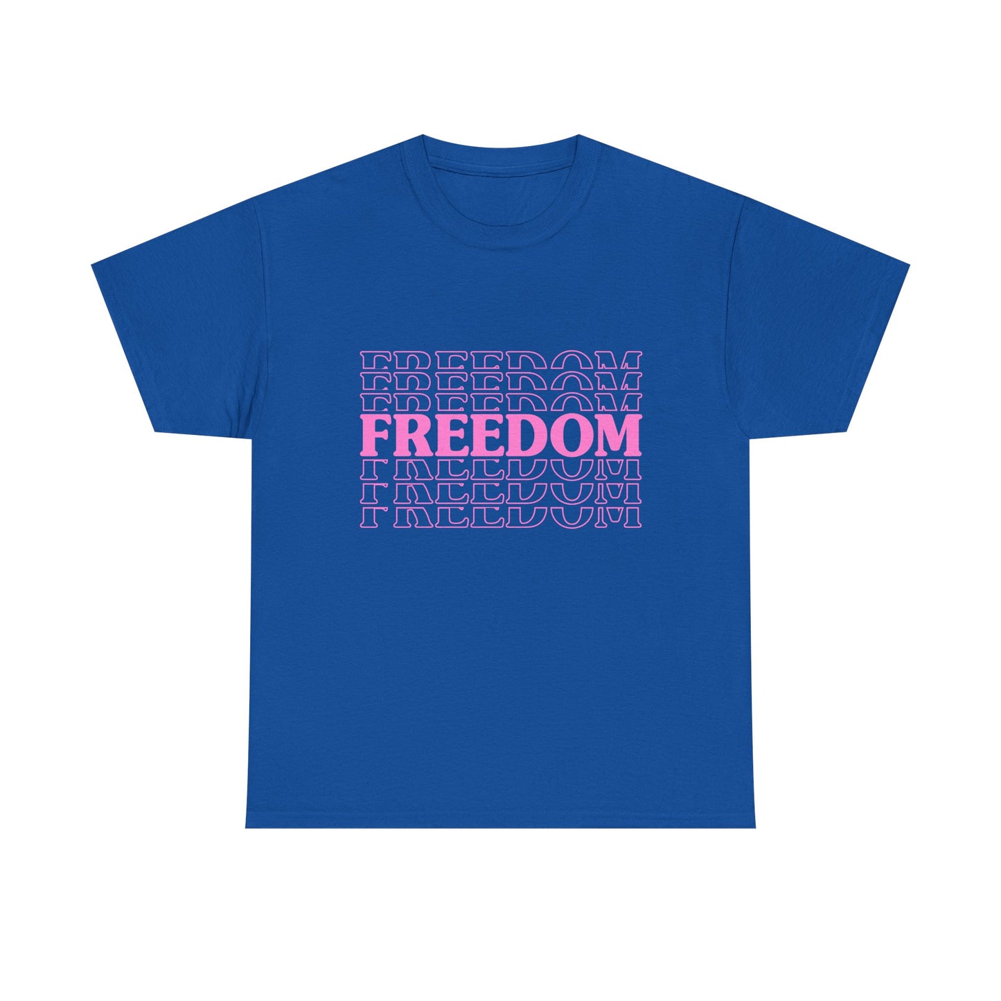 Bold Freedom Graphic Tee, Unisex Heavy Cotton Shirt, Casual Wear, Gift for Freedom Lovers, Statement T-Shirt, Everyday Essentials - 13518