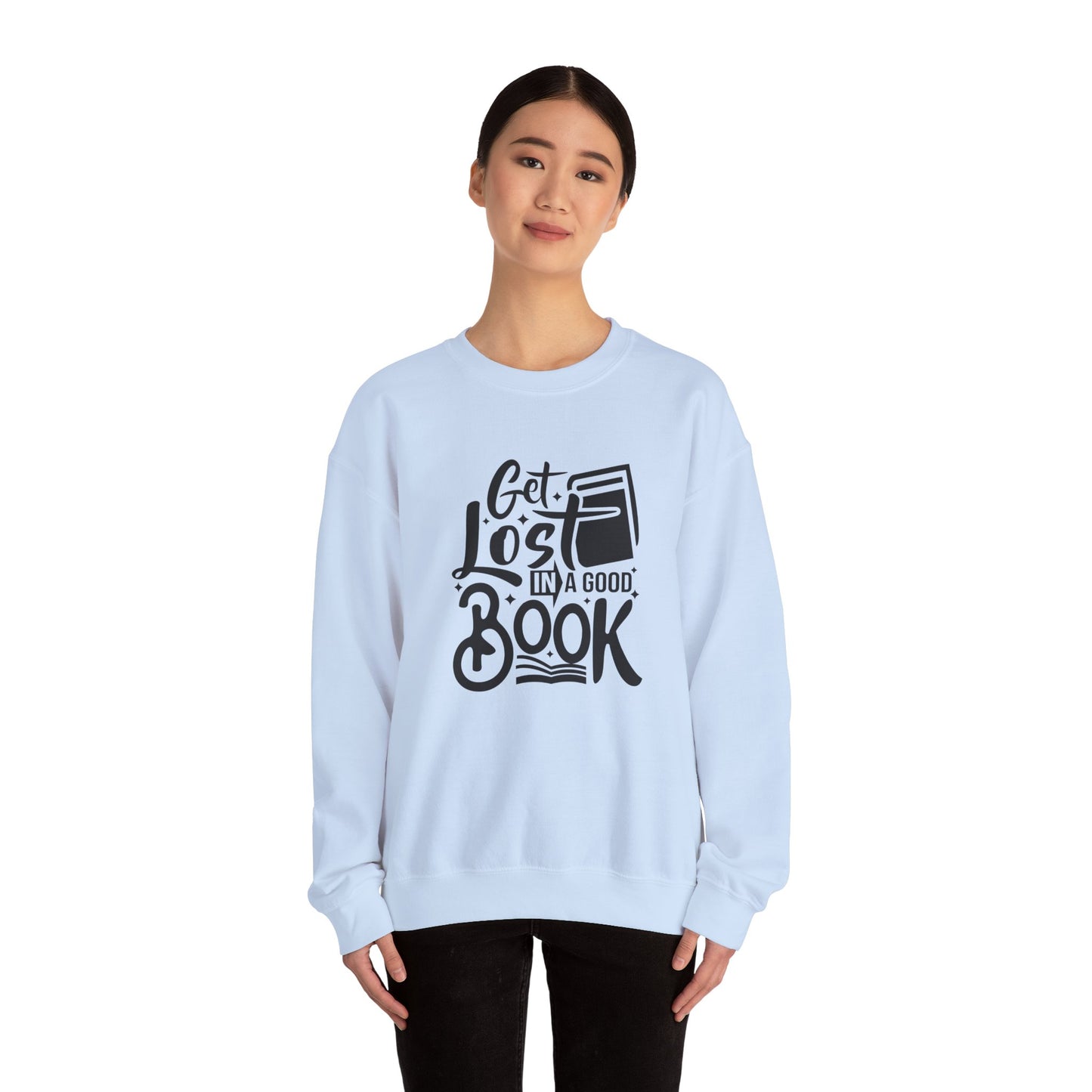 Get Lost in A Good Book - Unisex Heavy Blend™ Crewneck Sweatshirt - 10691