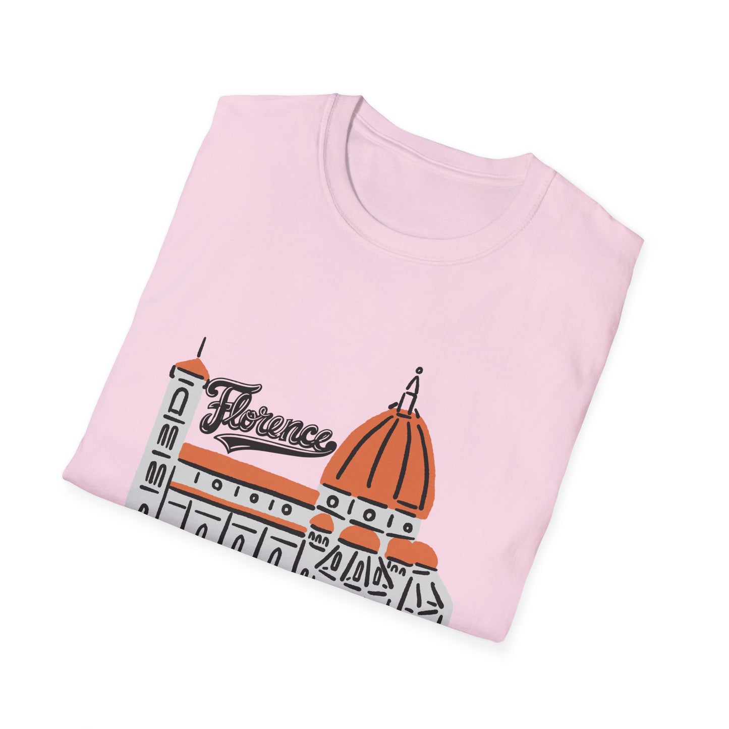 Florence Unisex Softstyle T-Shirt - Casual Travel Tee - 12208