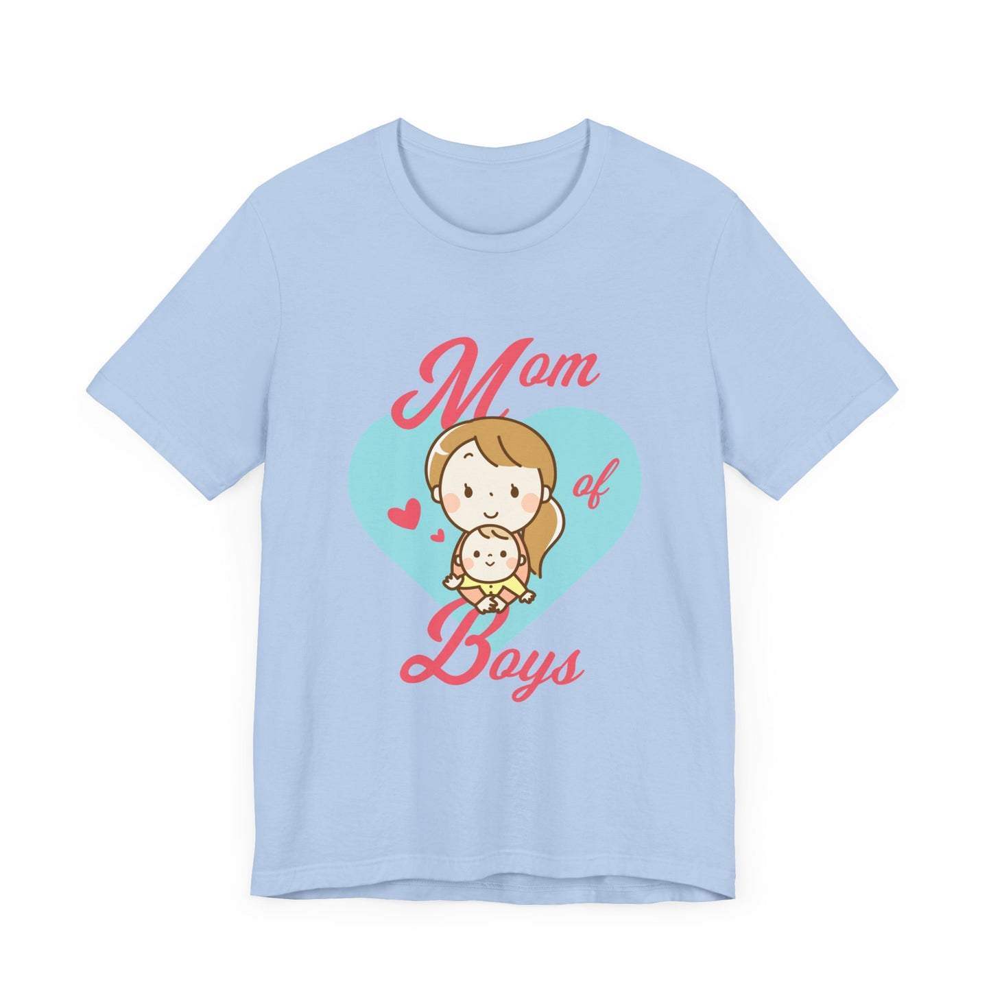 Mom Of Boys - Unisex Jersey Short Sleeve Tee