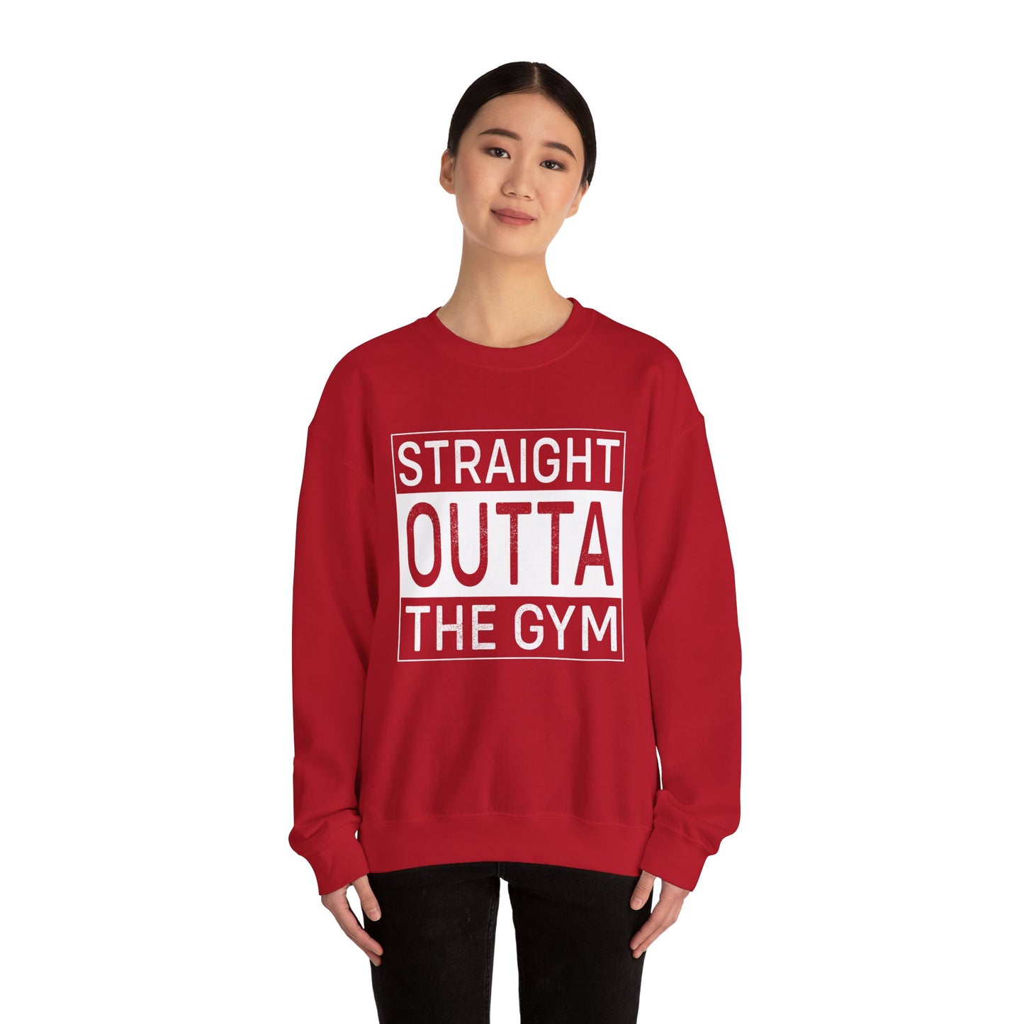 Straight Outta The Gym - Unisex Heavy Blend™ Crewneck Sweatshirt