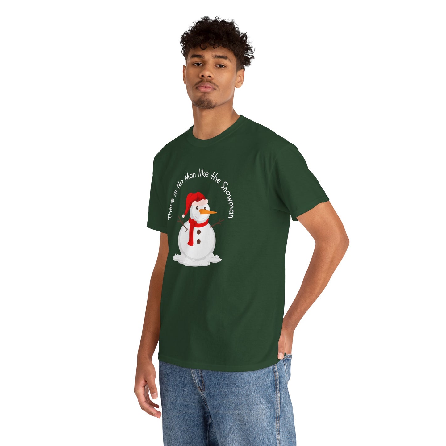 There is No Man Like the Snowman - Unisex Heavy Cotton Tee