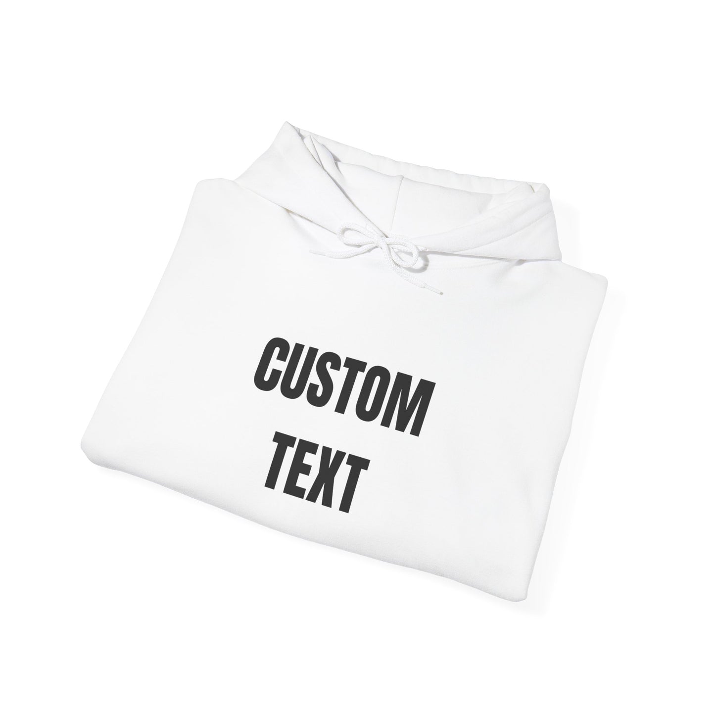 Custom Text Hoodie – Personalized Minimalist Pullover - 14683