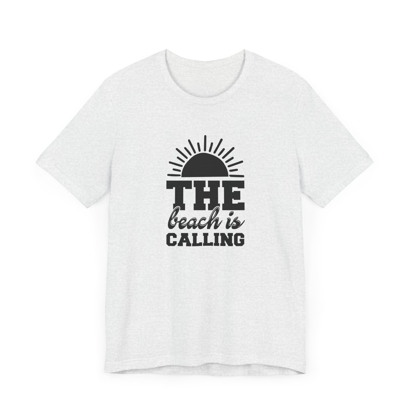 Summer: The Beach Is Calling - Unisex Jersey Short Sleeve Tee