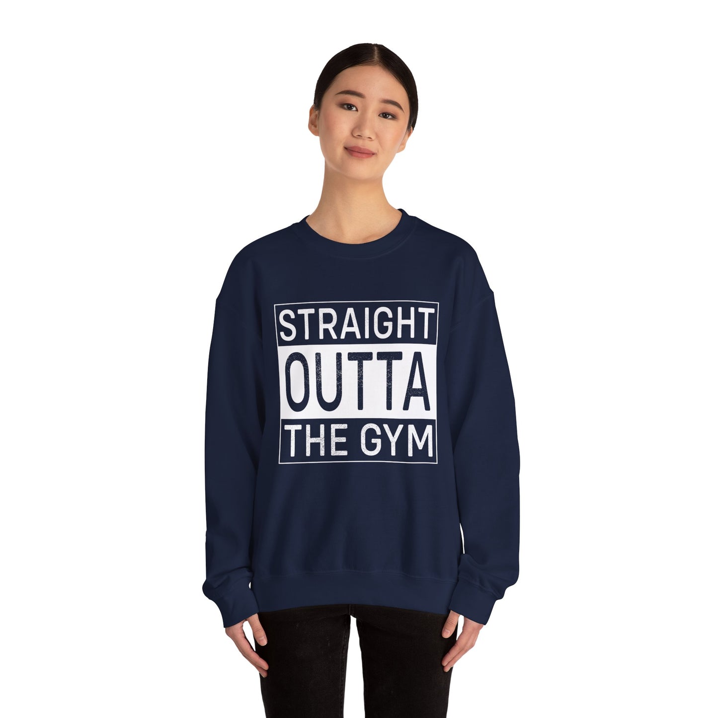Straight Outta The Gym - Unisex Heavy Blend™ Crewneck Sweatshirt