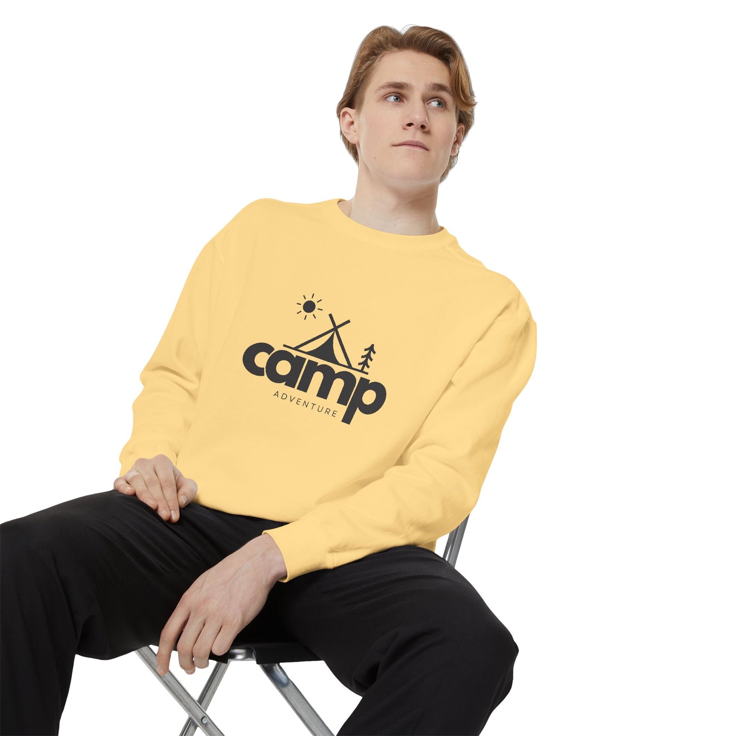 Camp Adventure - Unisex Garment-Dyed Sweatshirt - 10616