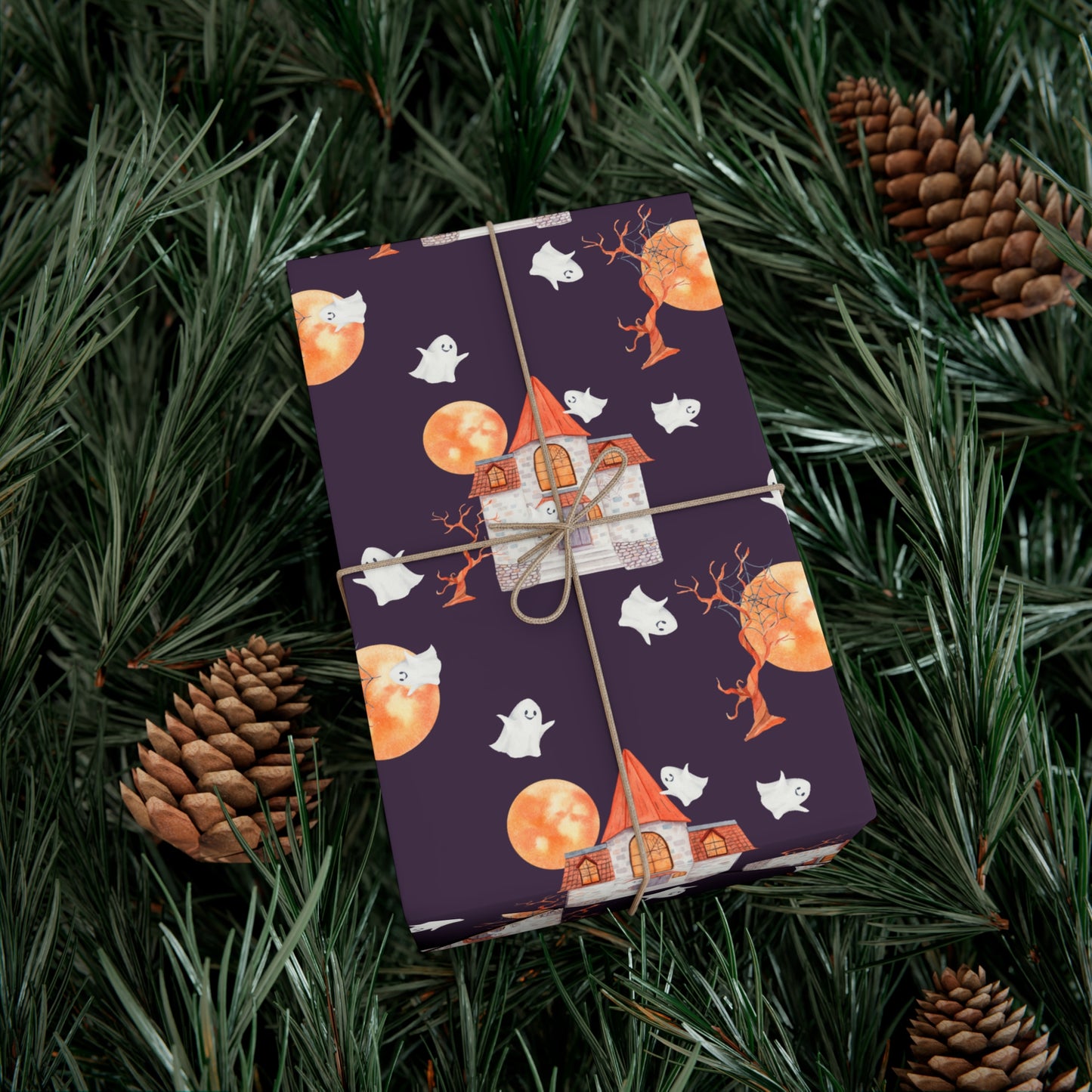 Halloween House - Gift Wrap Papers