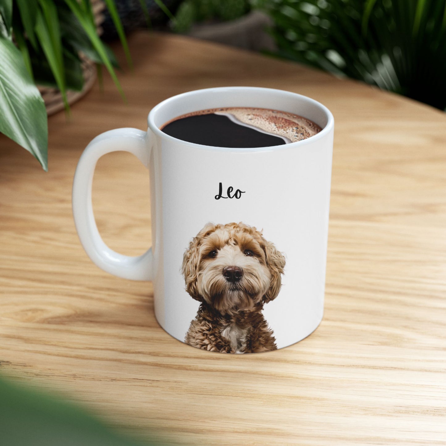 Personalized Pet Lover Ceramic Mug, Dog Lover Gift, Cute Coffee Cup, Animal Lover Mug, Customizable Pet Mug - 14172
