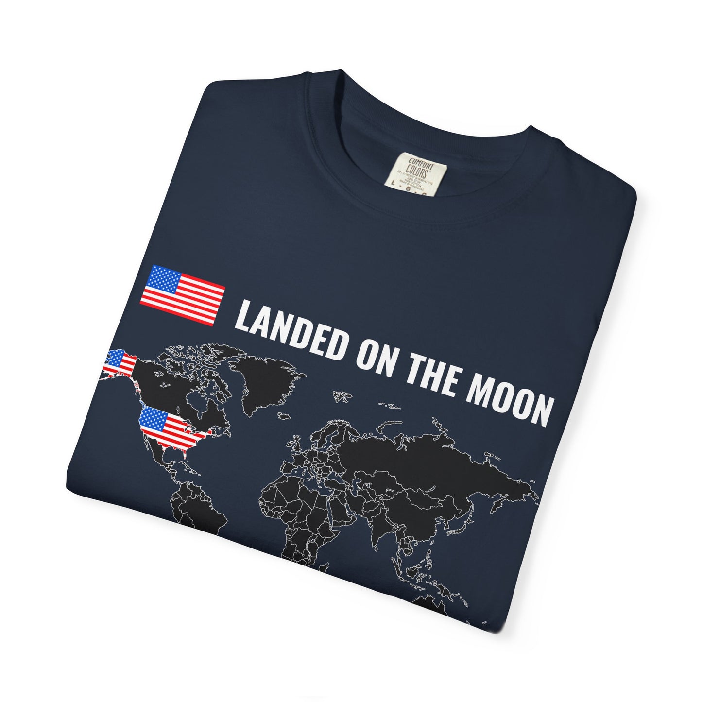 USA, Moon Landing Unisex T-Shirt | Vintage Space Vibe, July 4th - 13735