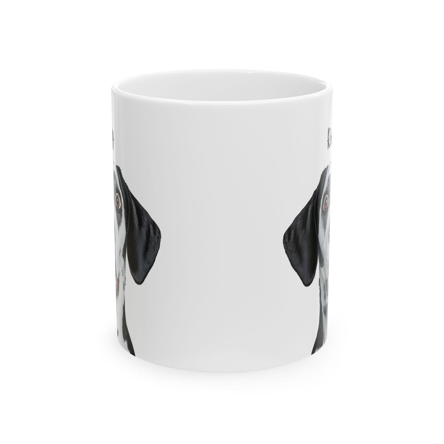 Personalized  Dog Ceramic Mug | Pet Lover Gift, Unique Coffee Cup, Dog Mom Mug, Customizable Pet Mug - 14158