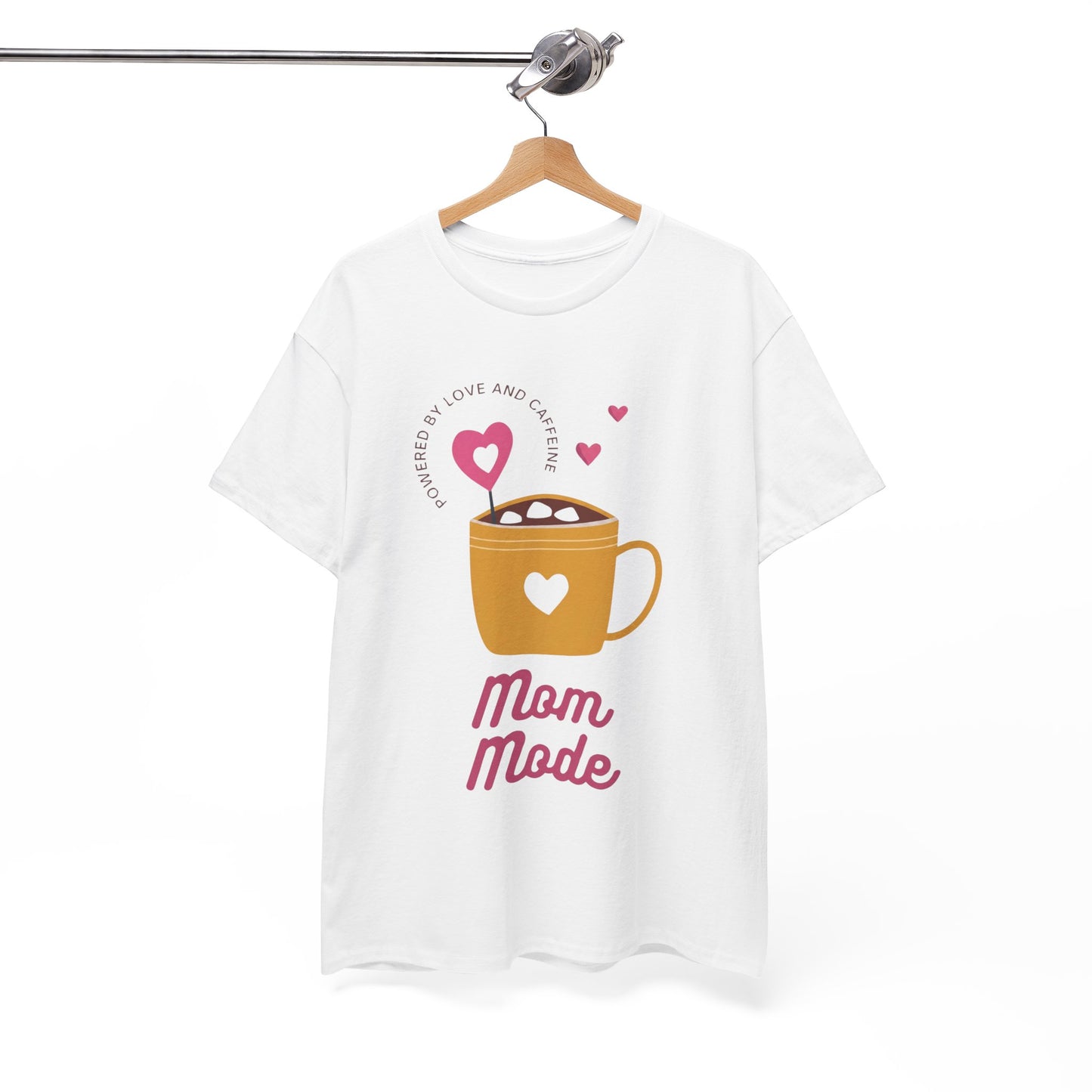 Mom Mode T‑Shirt – Cute Coffee Mug Graphic Tee for Moms (Mom Mode) - 14880