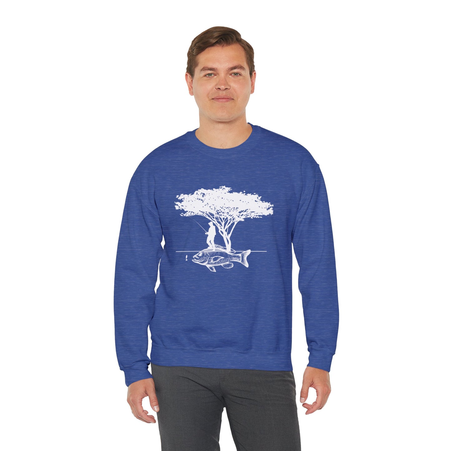 Fishing - Unisex Heavy Blend™ Crewneck Sweatshirt