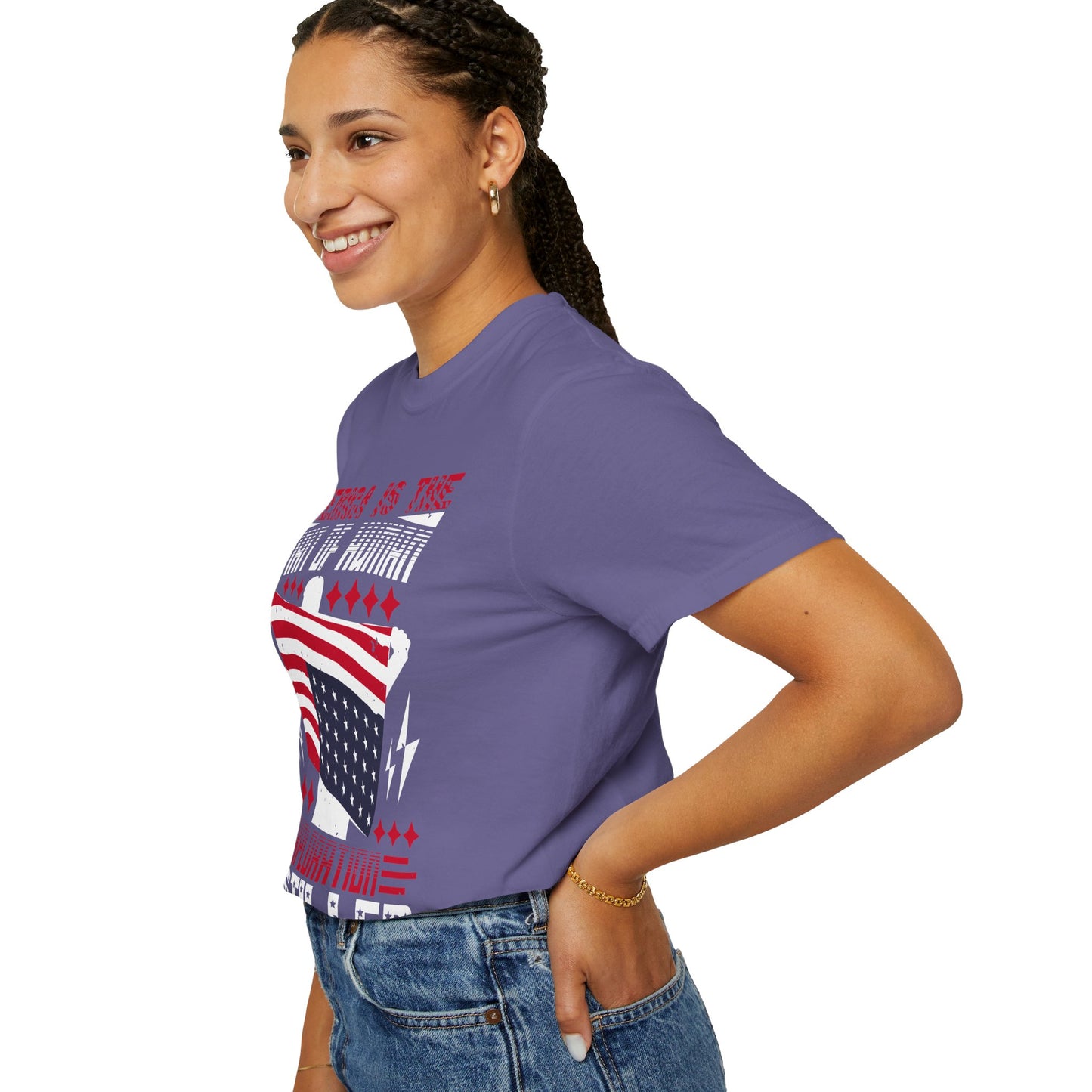 Patriotic Unisex T-Shirt - Spirit of Human Exploration, Independence Day Gift, July 4th Celebration Wear, American Pride Tee - 13792