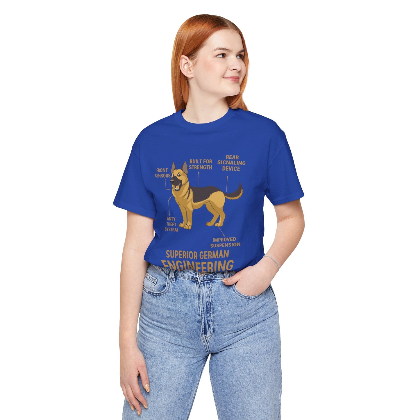 Engineer: Superior German Engineering - Unisex Jersey Short Sleeve Tee