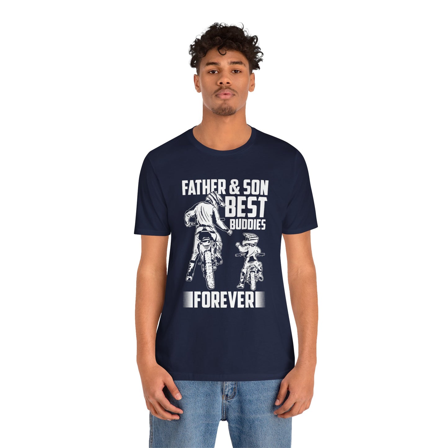 Father & Son, Best Buddies Forever - Unisex Jersey Short Sleeve Tee