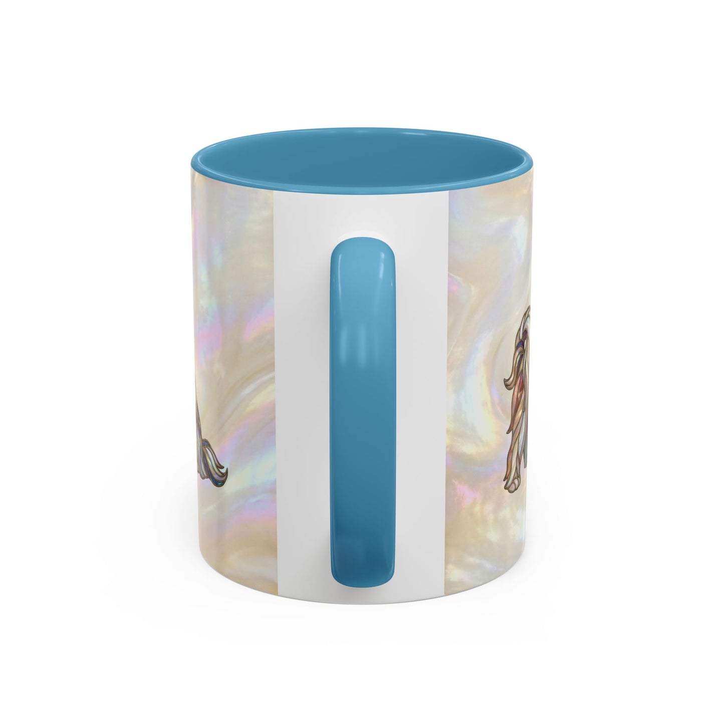 Shih Tzu Accent Coffee Mug – Stained Glass Design 11/15oz - 14647