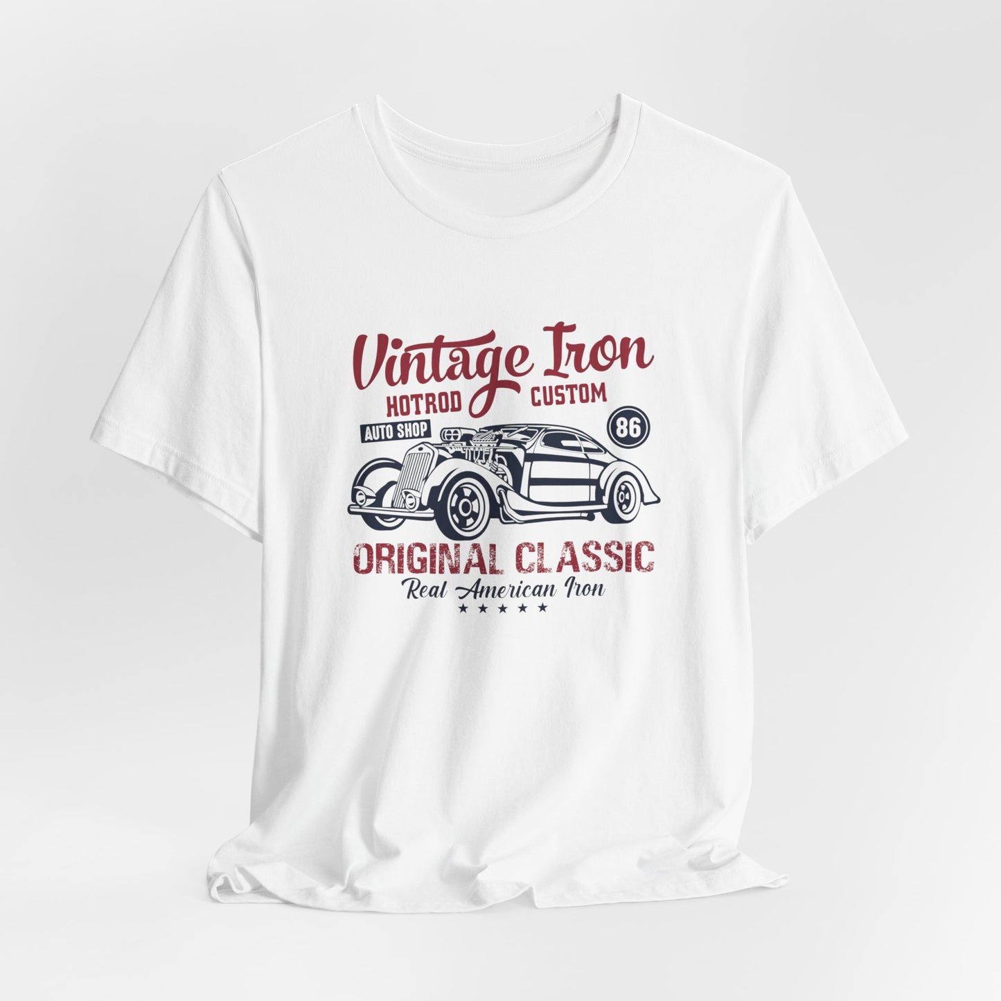 Vintage Iron, Hotrod Custom, Original Classic - Unisex Jersey Short Sleeve Tee