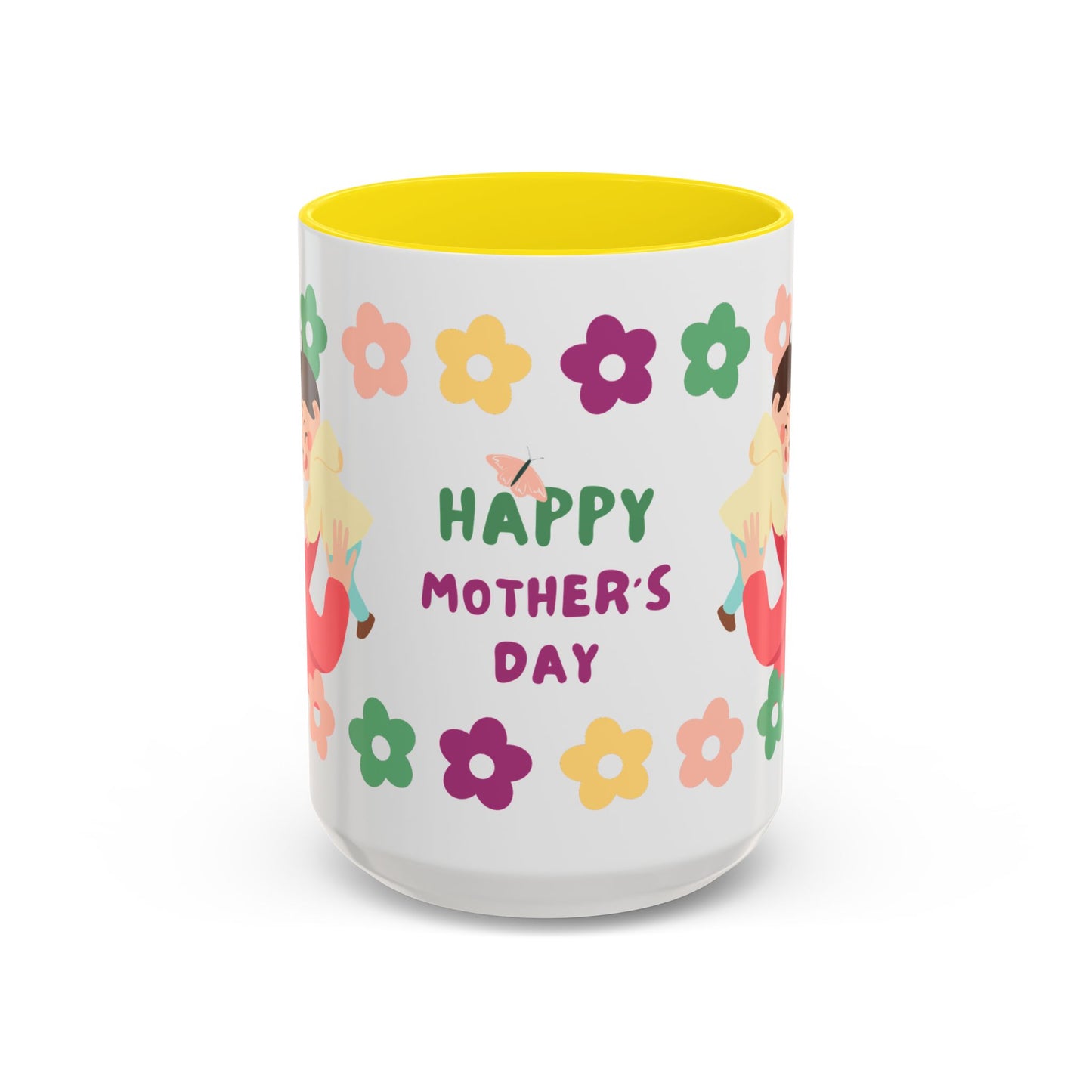 Happy Mother's Day Floral Accent Coffee Mug - 11/15oz - 12491