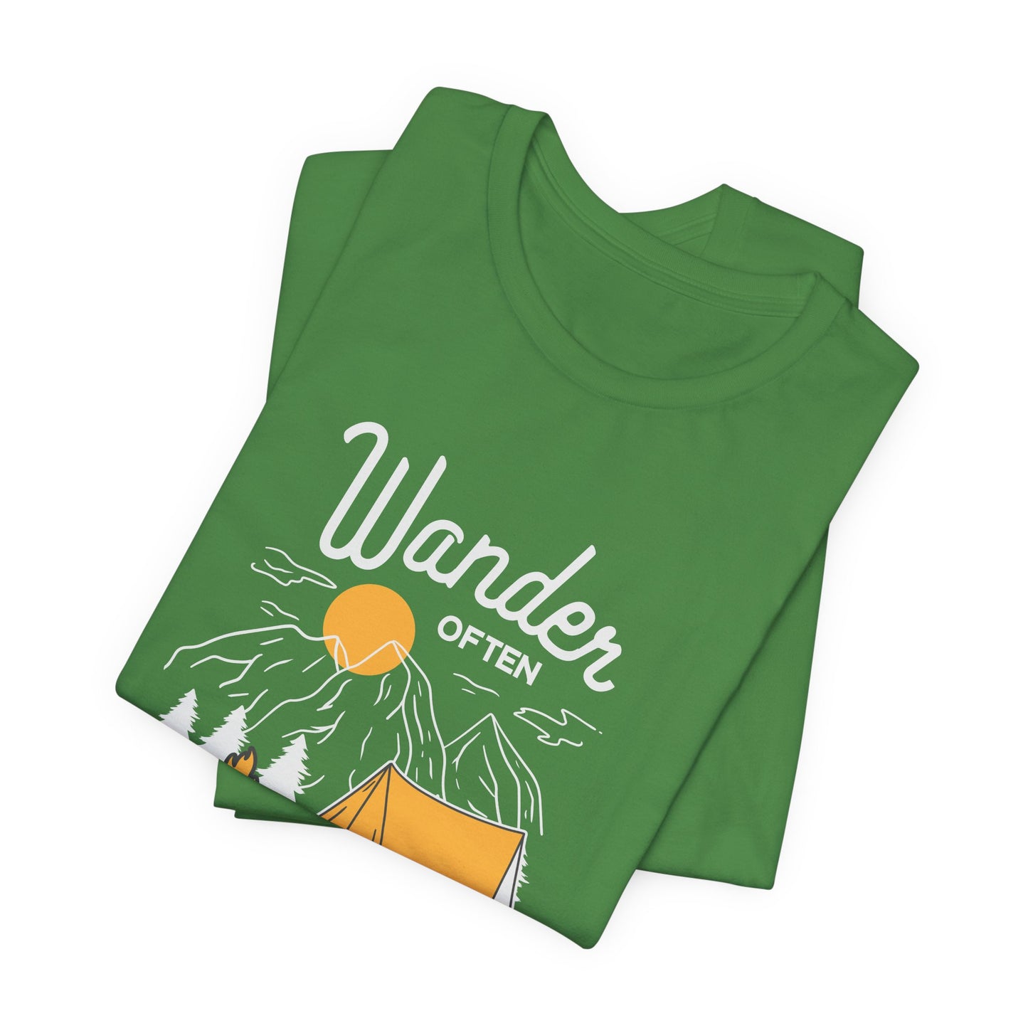 Wander Often Wonder Always - Unisex Jersey Short Sleeve Tee