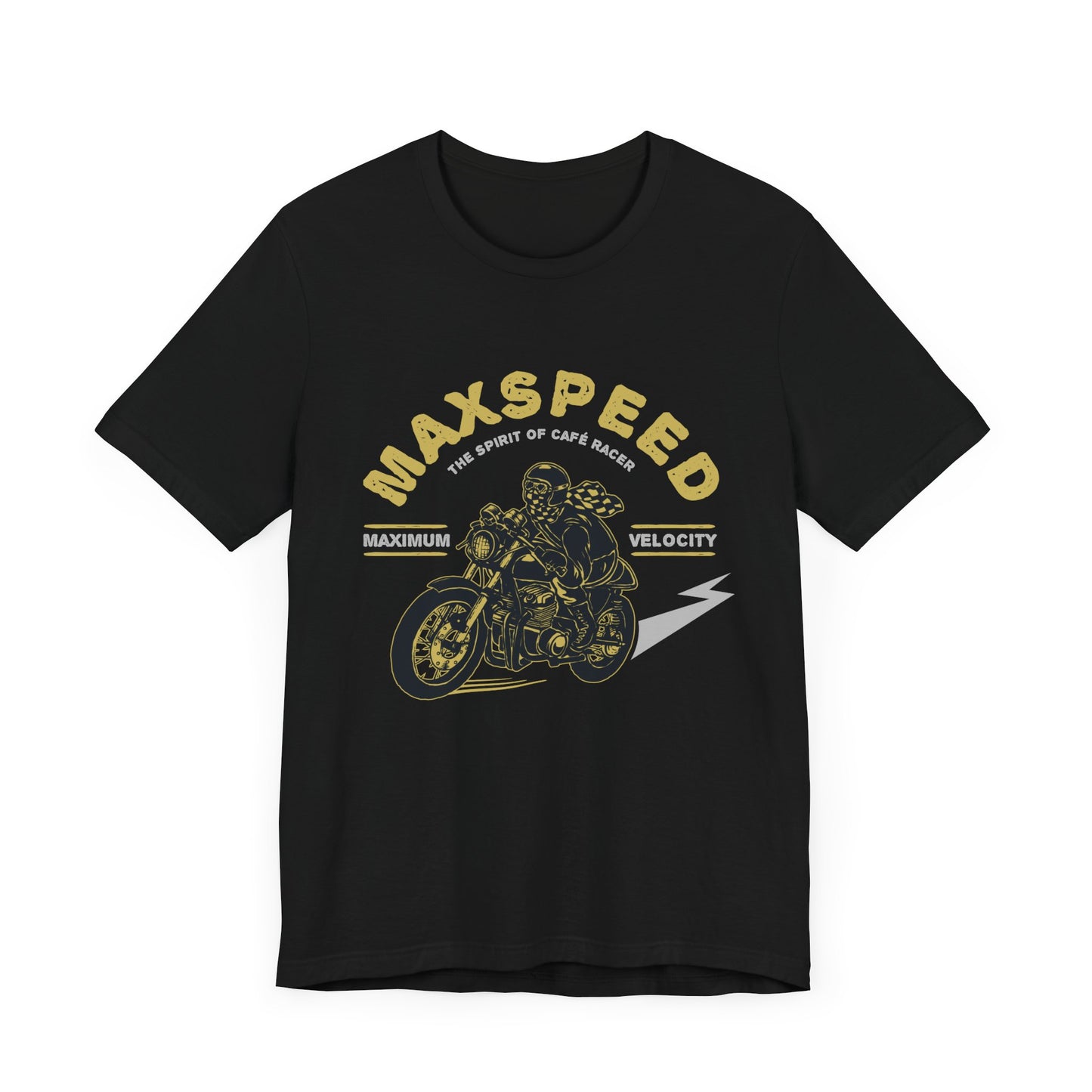 Maxspeed, The Spirit of Cafe Racer - Unisex Jersey Short Sleeve Tee