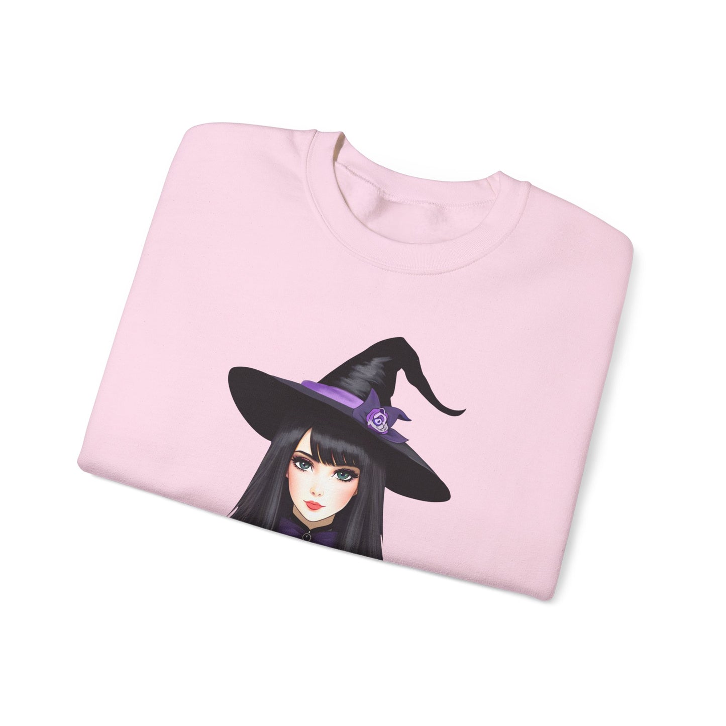 Happy Halloween, Witch - Unisex Heavy Blend™ Crewneck Sweatshirt