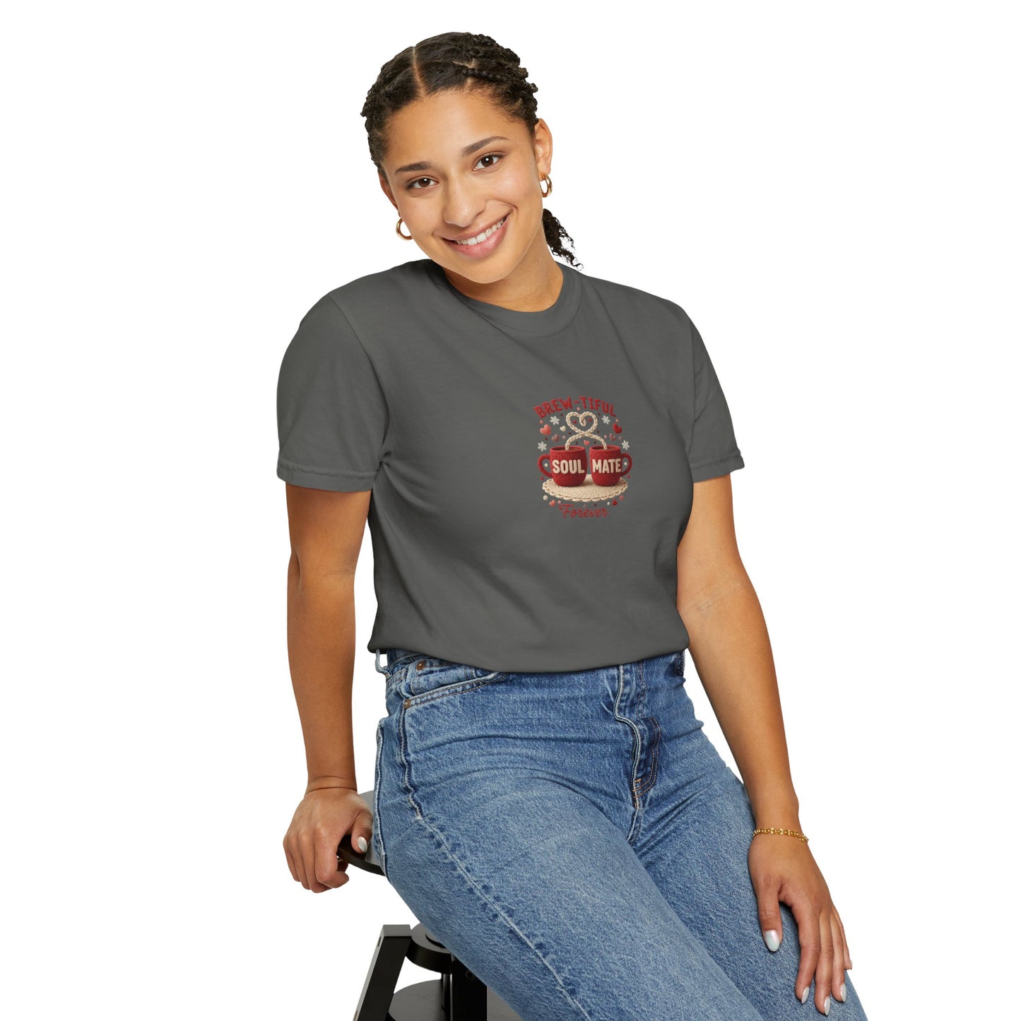 Brew-tiful Soul Mate Coffee Graphic T-Shirt - 14747