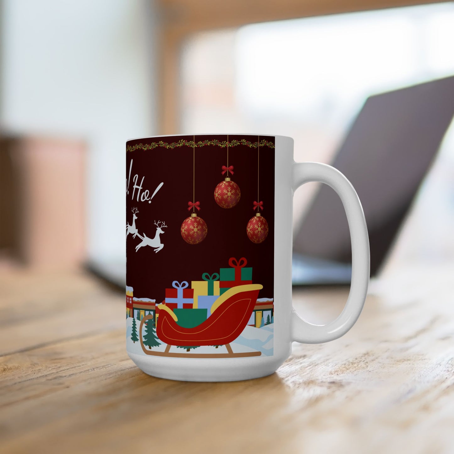 Christmas, Ho Ho Ho - Ceramic Mug, (11oz, 15oz) - 11072