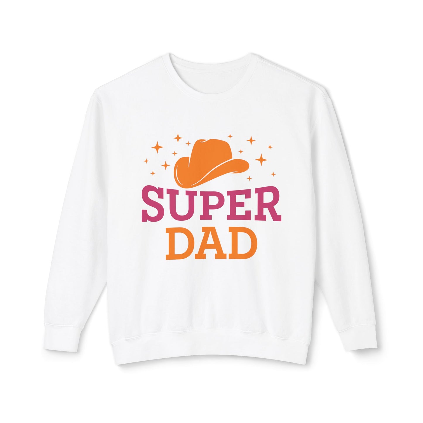 Super Dad Unisex Lightweight Crewneck Sweatshirt | Perfect Gift for Father's Day - 12907