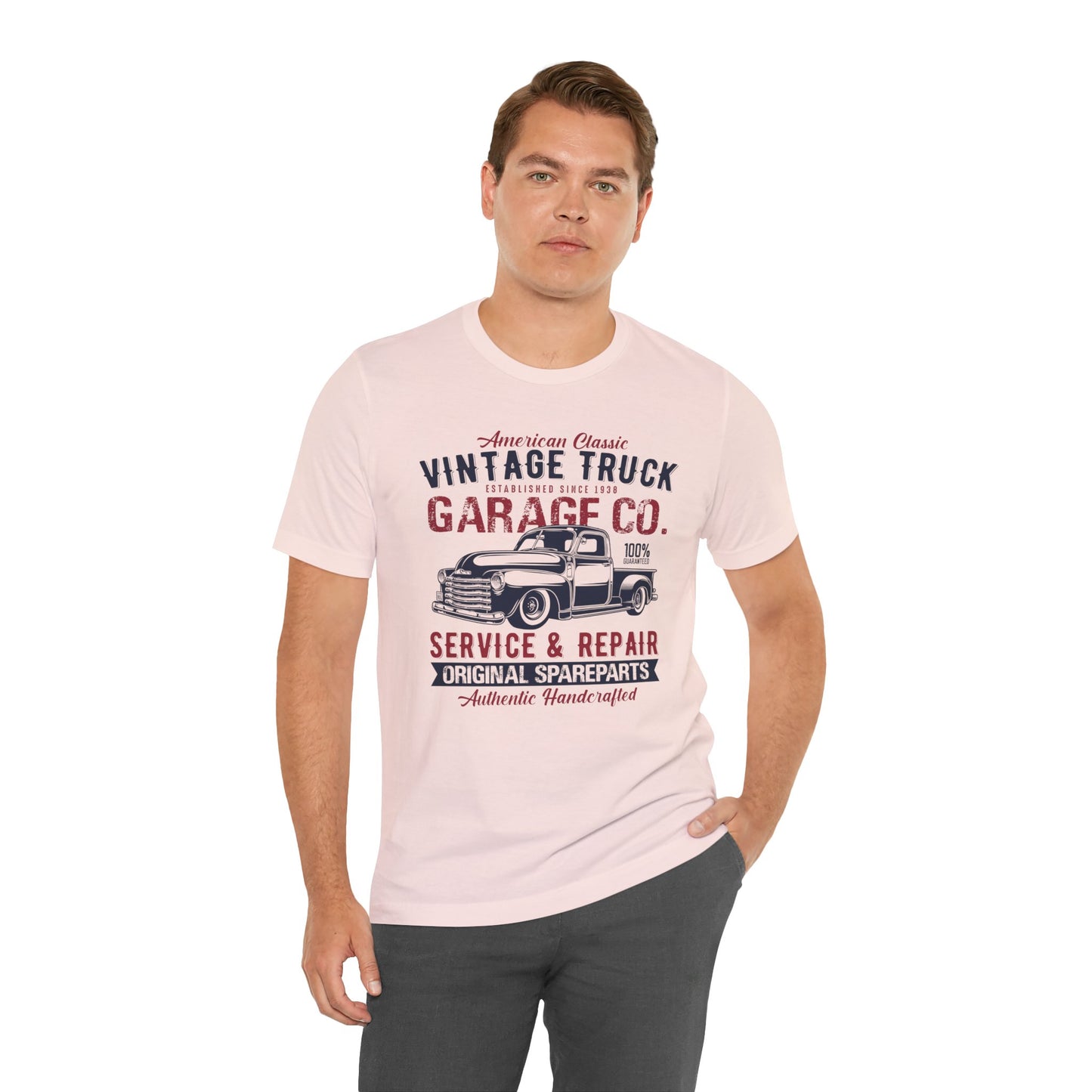 American Classic Vintage Truck - Unisex Jersey Short Sleeve Tee - 12611