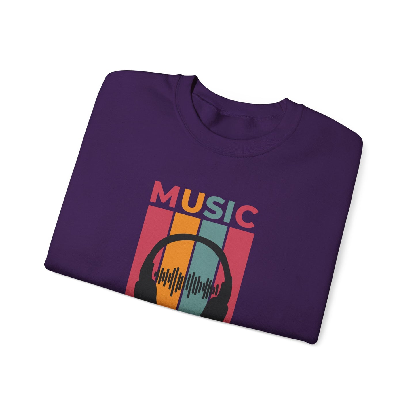 I Love Music - Unisex Heavy Blend™ Crewneck Sweatshirt - 10599