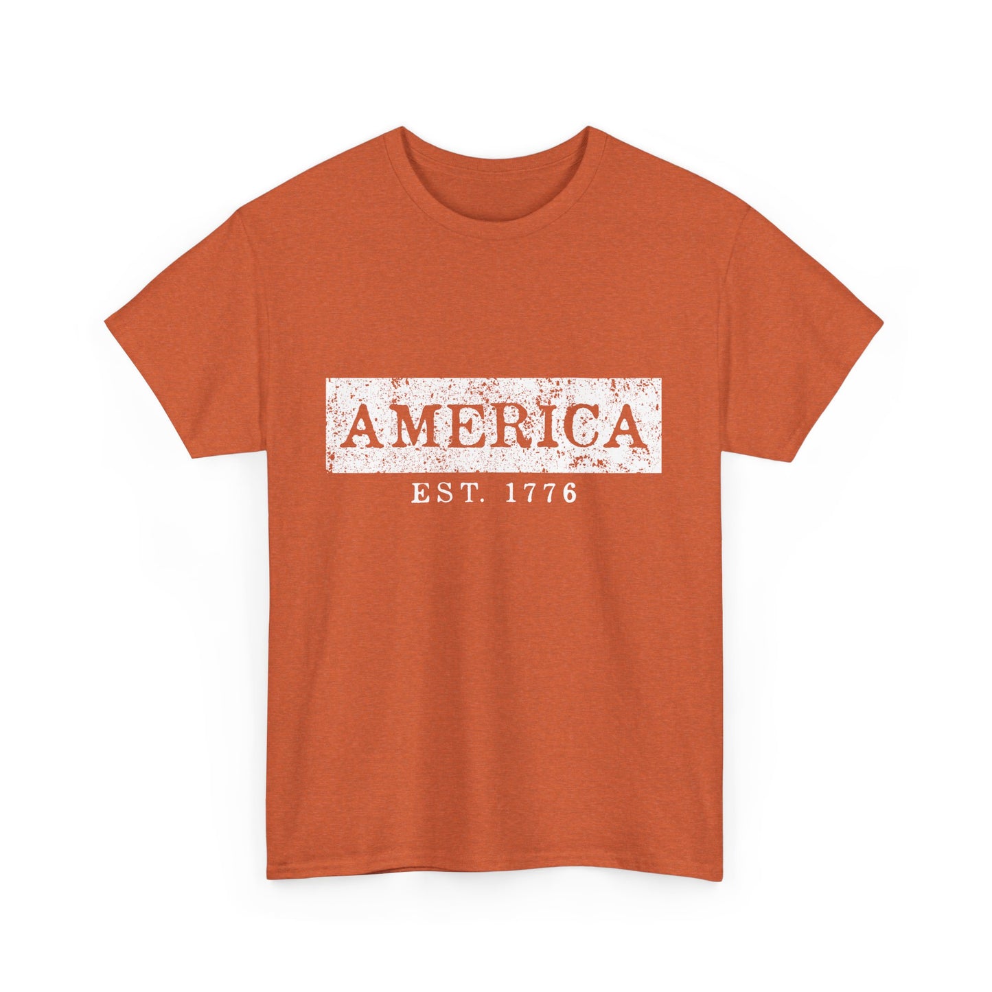 Patriotic Unisex Tee - America EST 1776, Vintage Style Shirt, Independence Day Gift, Casual Wear, Gifts for Him/Her - 13736
