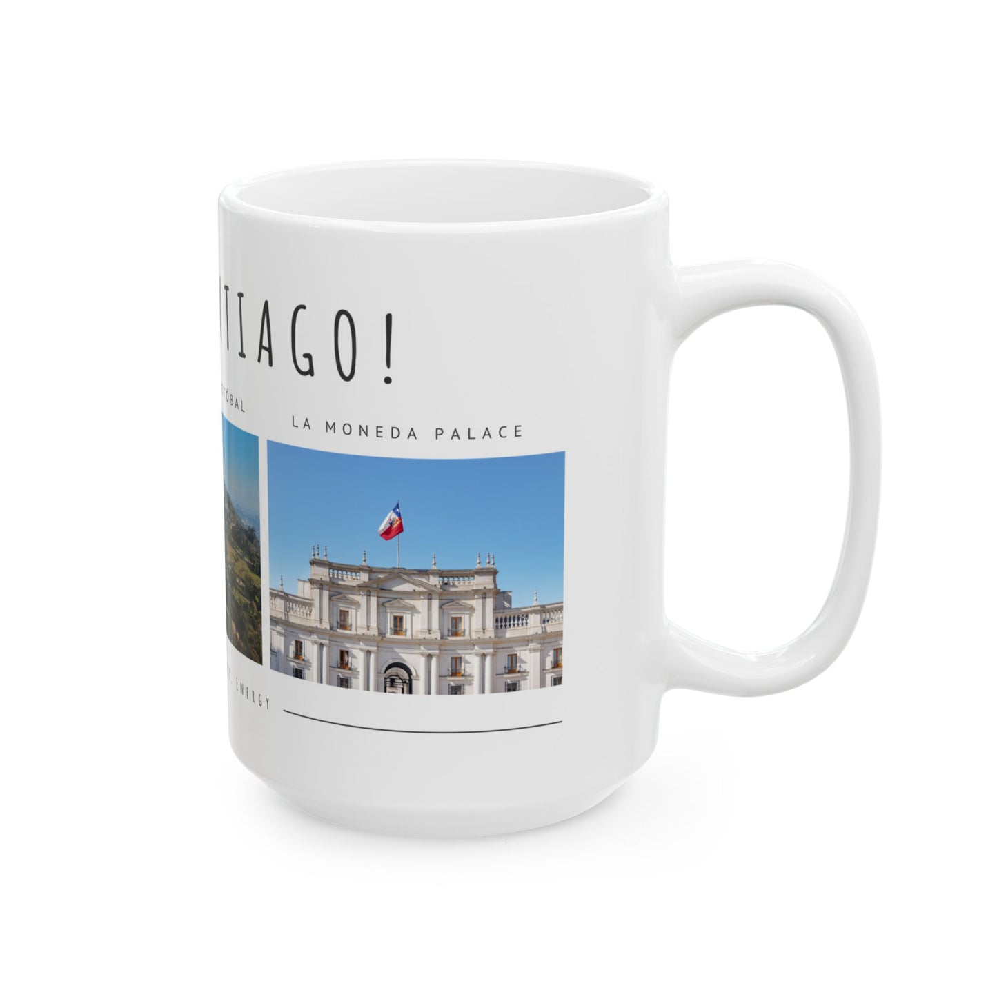 Hello, Santiago! Scenic Ceramic Mug - 11oz & 15oz - 12102