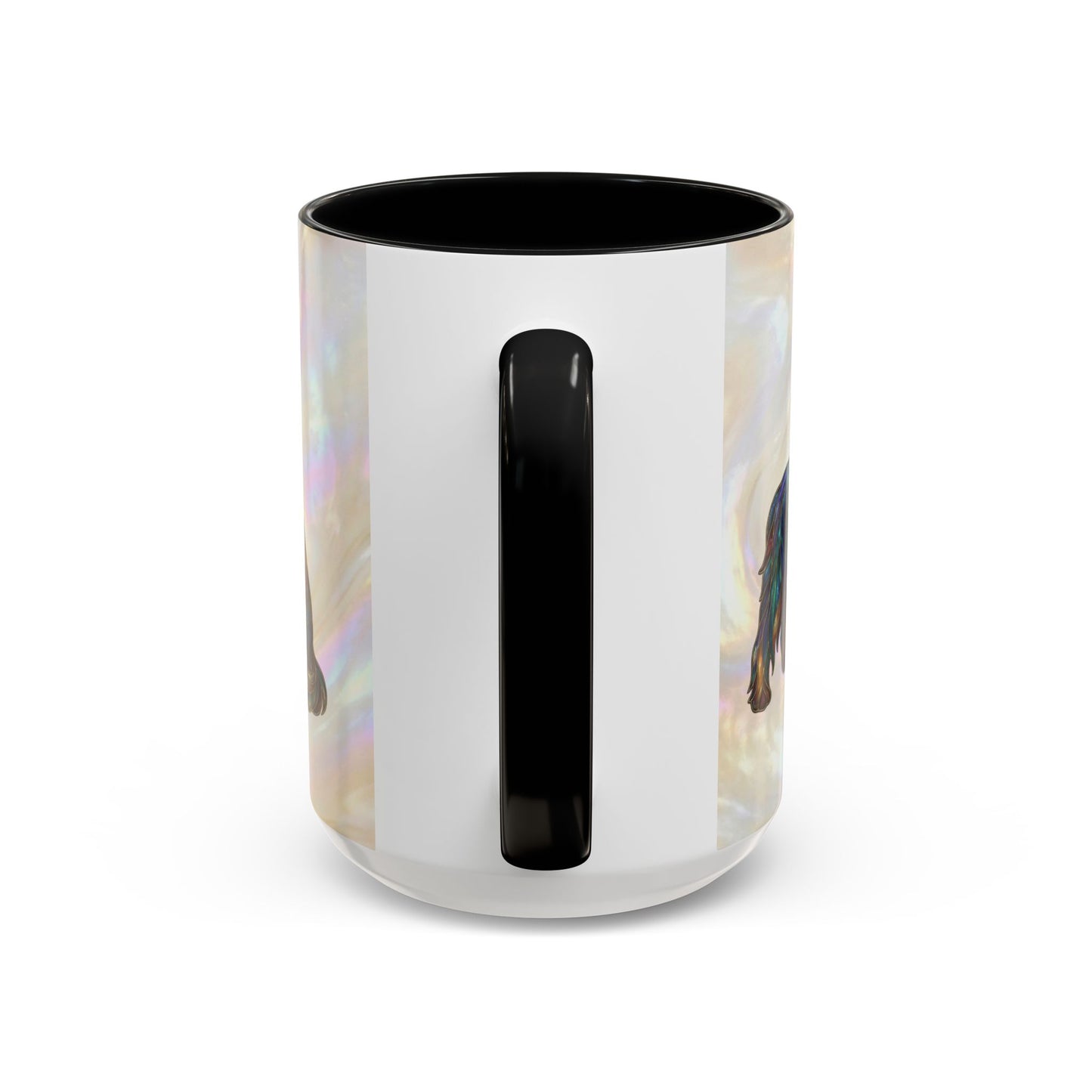 Yorkie Accent Coffee Mug – Stained Glass Design 11/15oz - 14653