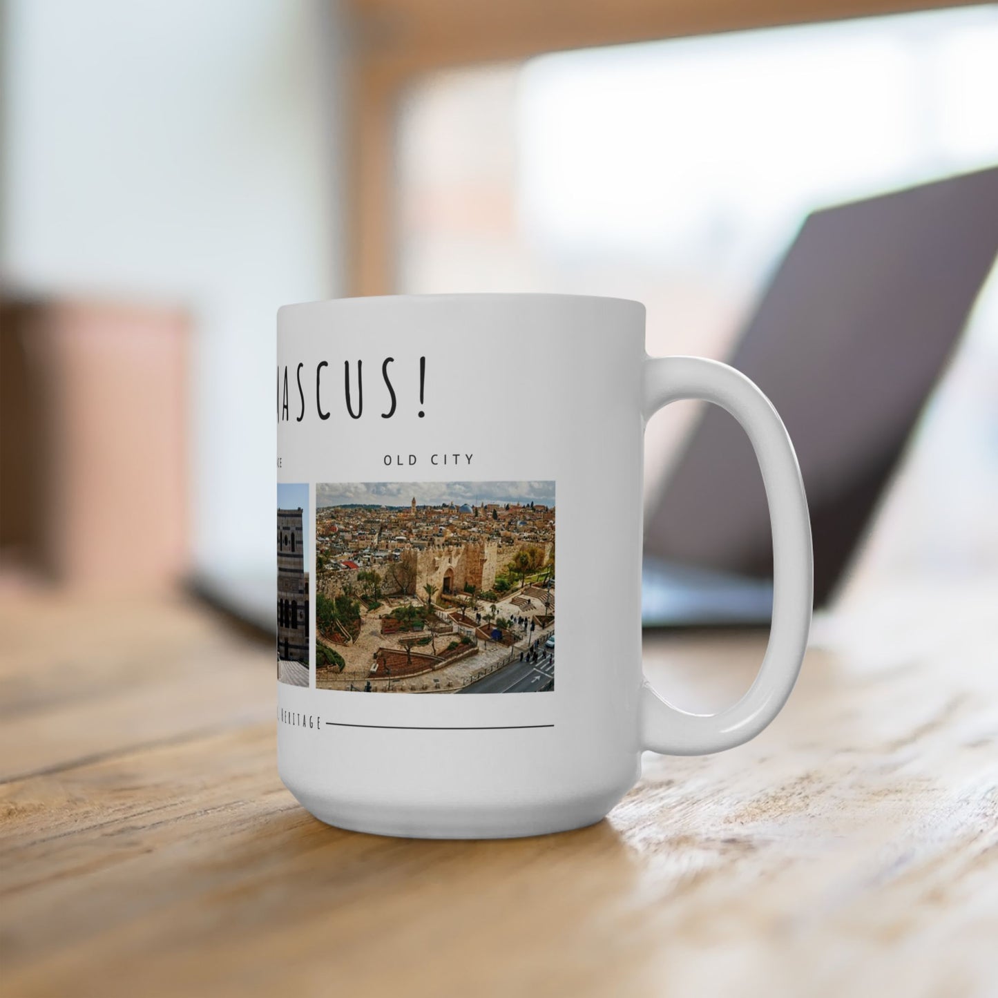 Hello Damascus! Ceramic Mug - 11oz & 15oz - 12239