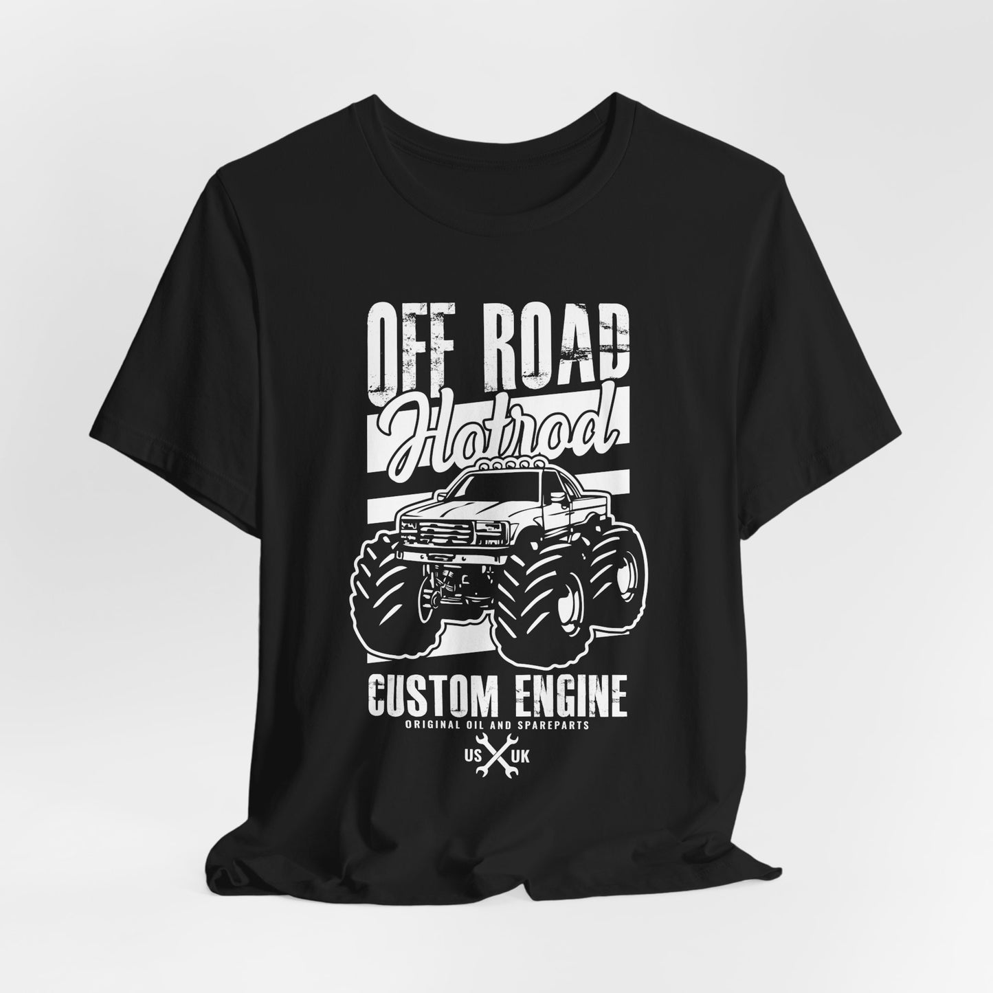 Off Road Hotrod, Custom Engine - Unisex Jersey Short Sleeve Tee - 13010