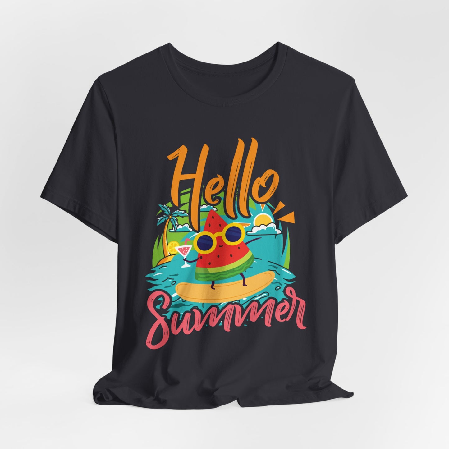 Hello Summer - Unisex Jersey Short Sleeve Tee - 13089