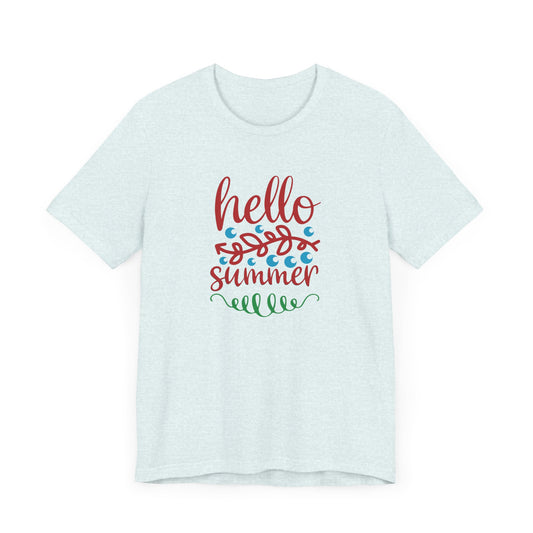 Hello Summer - Unisex Jersey Short Sleeve Tee