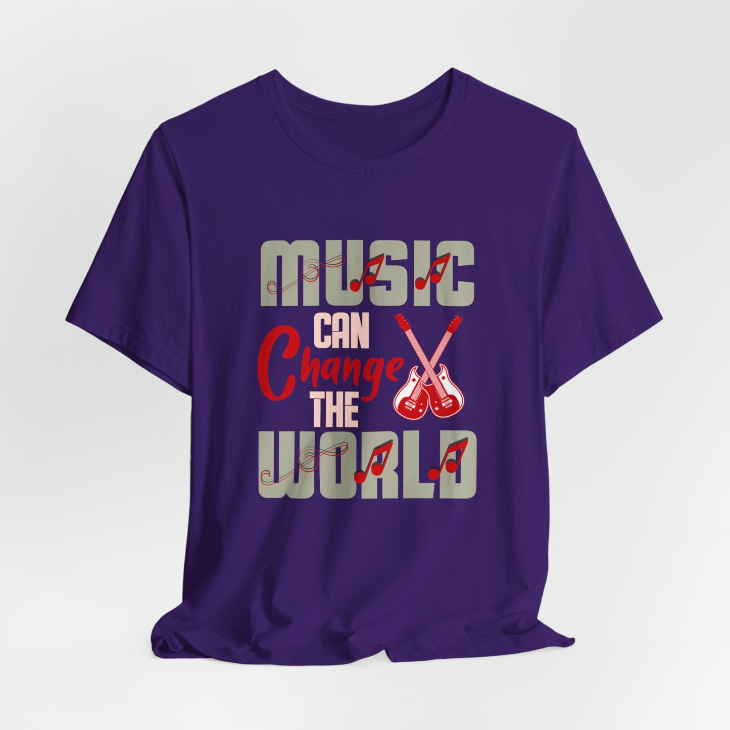 Music Can Change The World - Unisex Jersey Short Sleeve Tee